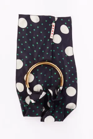 Marni SS08 'Polka Dot Print' Scarf Choker Green (2008)