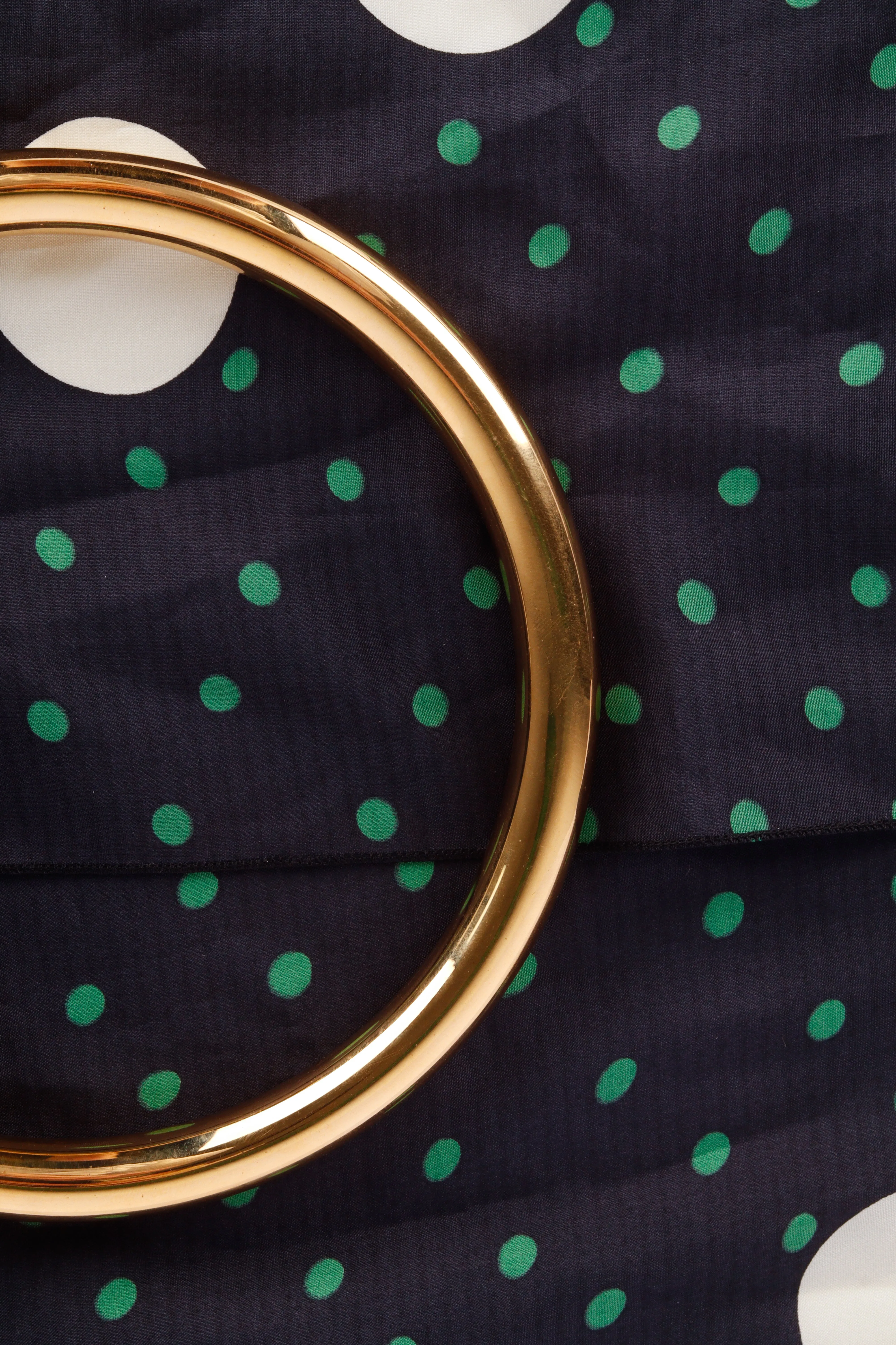 Marni SS08 'Polka Dot Print' Scarf Choker Green (2008)