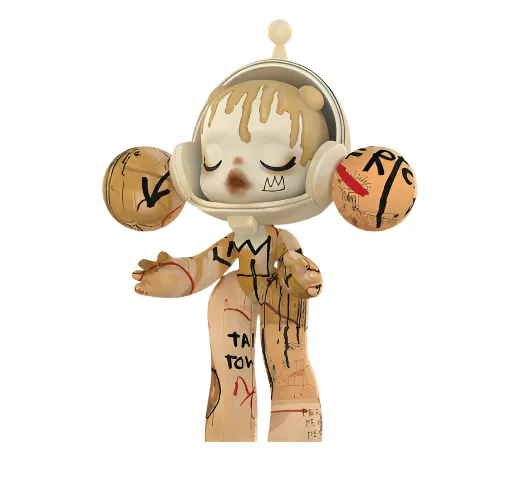 MEGA  SKULLPANDA 400% JEAN-MICHEL BASQUIAT