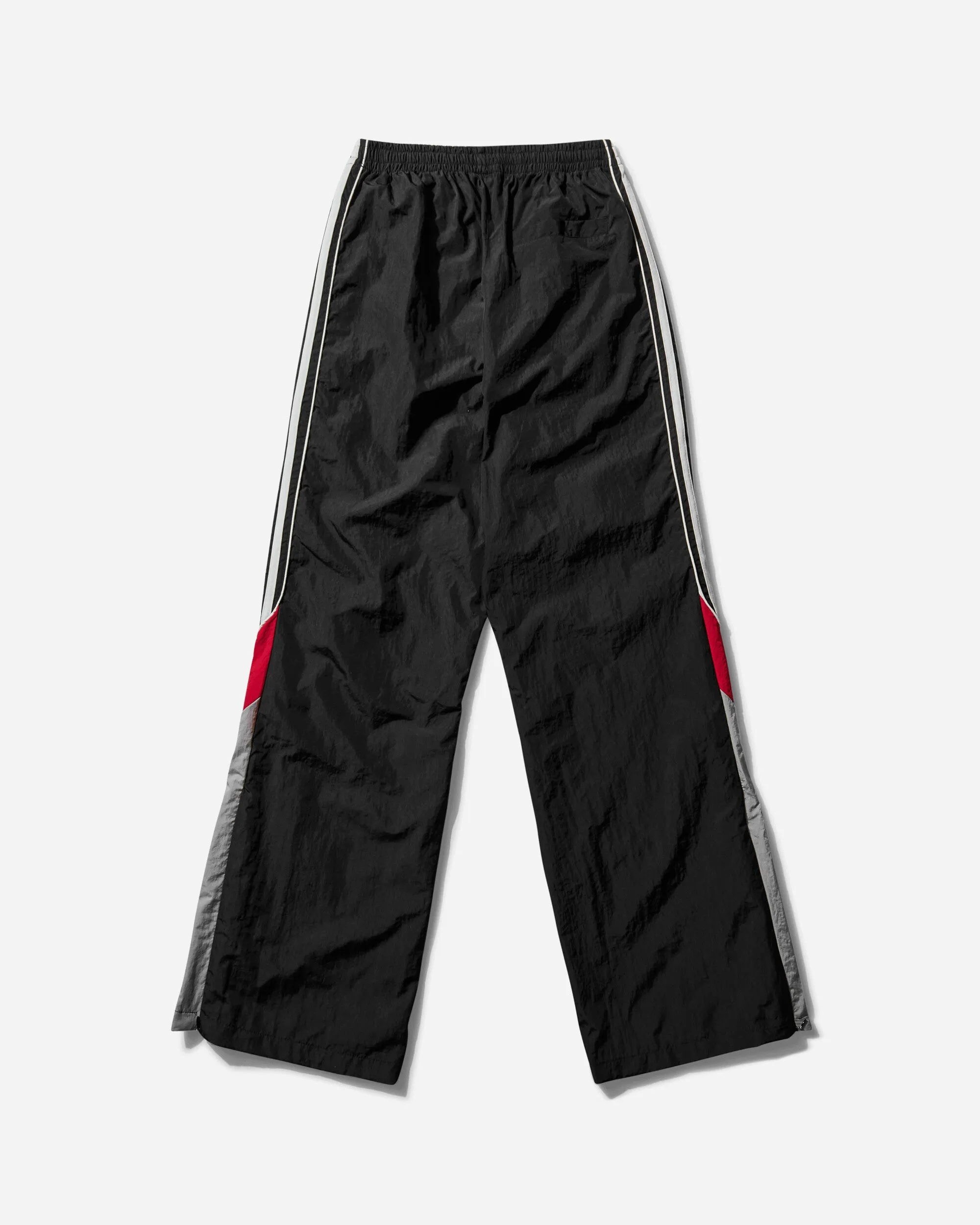 Men's Retro Baggy Nylon Track Pants Black