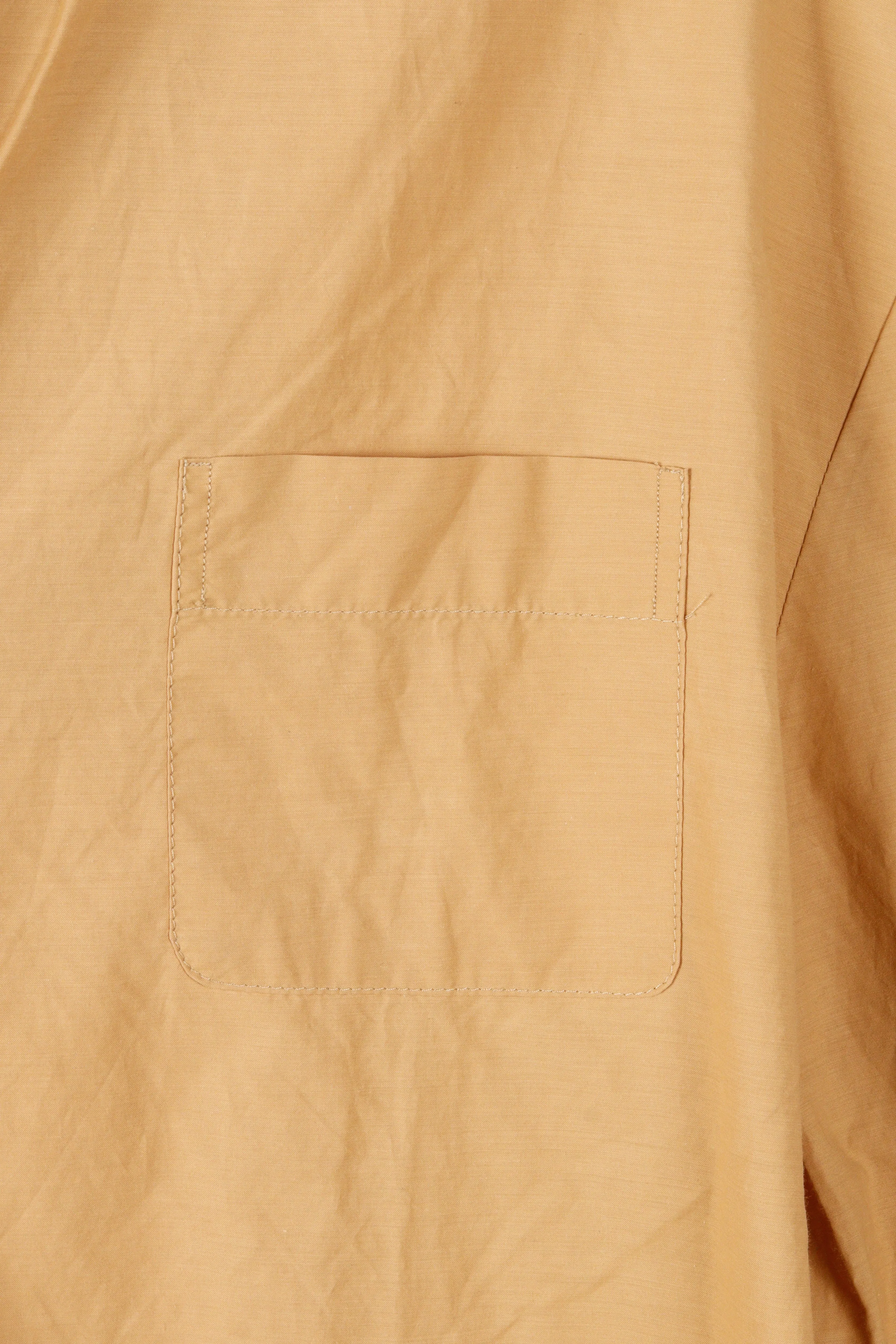 Miu Miu 'Cropped Nylon Blend Pocket' Pullover Beige
