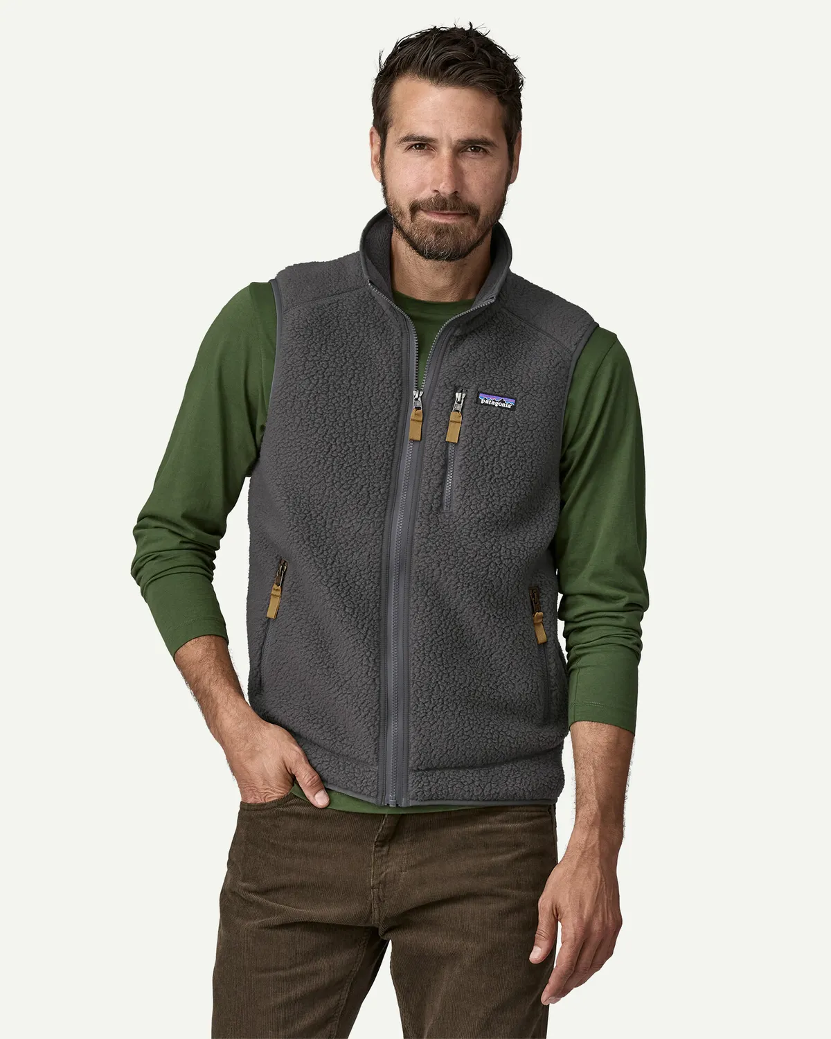 M's Retro Pile Vest - Forge Grey