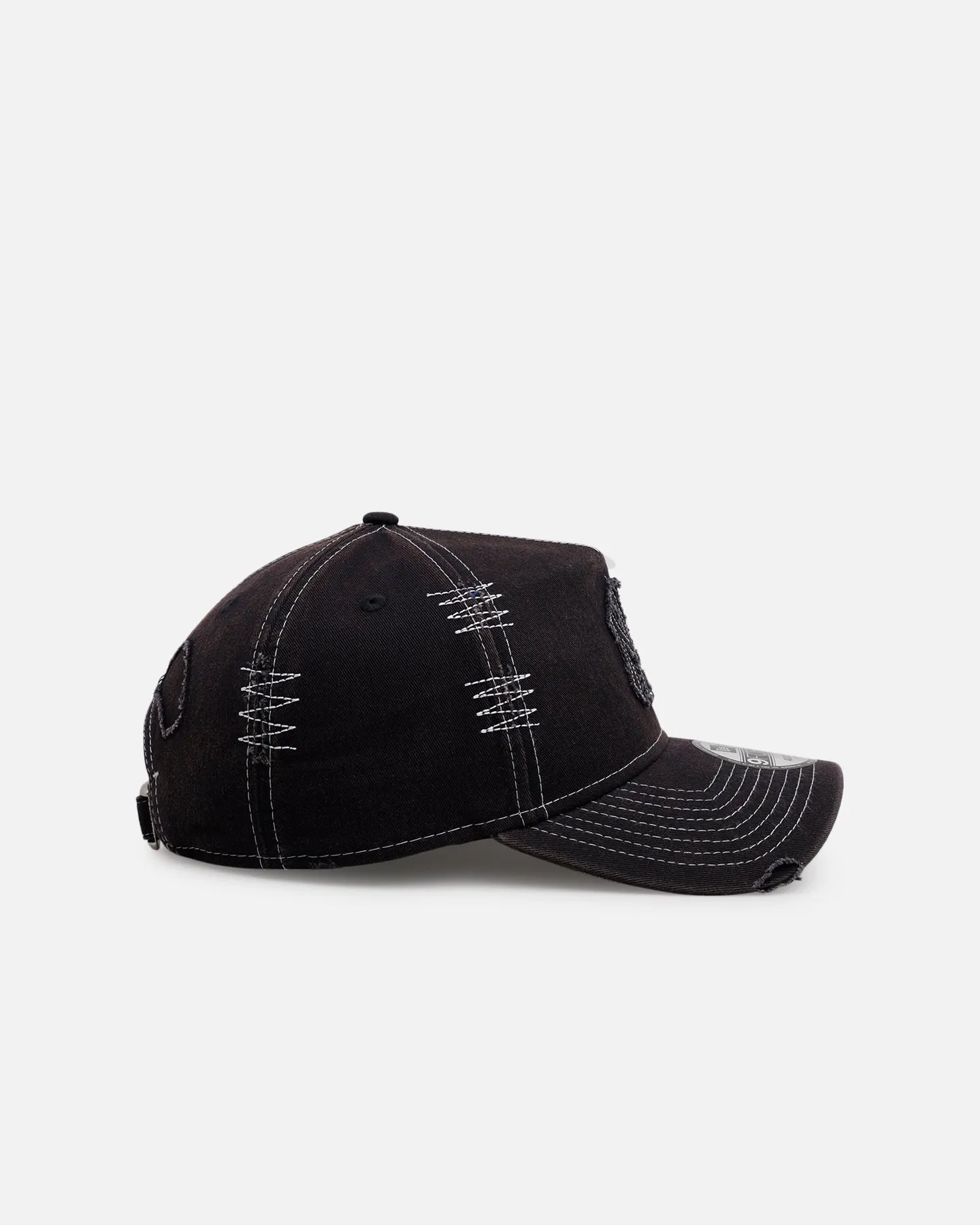 New Era New York Yankees 'Distressed And Worn' 9FORTY A-Frame Casual Strapback Navy