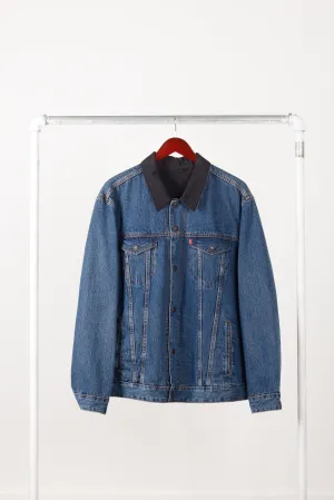 Nike Air Jordan x Levi's FW17 'Reversible Trucker' Denim Jacket Indigo (2017)