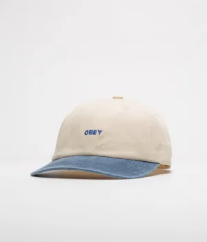 Obey 2 Tone Bold Cap - Unbleached Multi