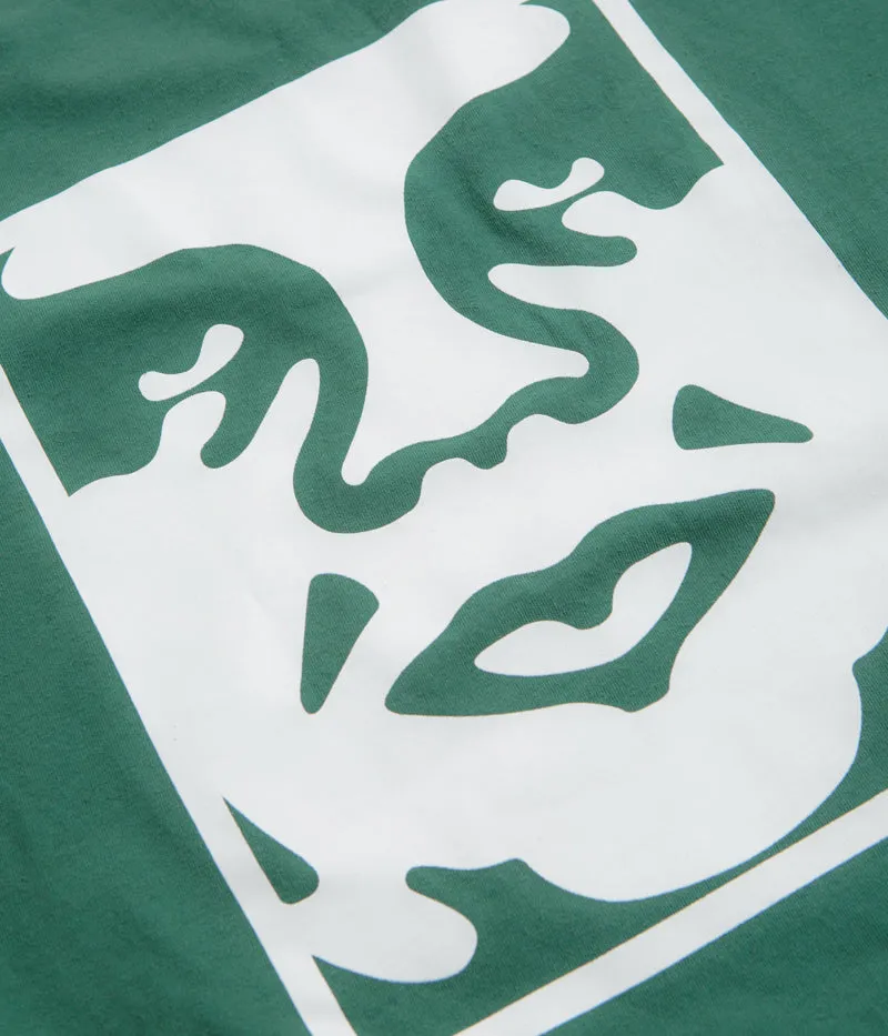 Obey Bold Icon Face T-Shirt - Pigment Rain Forest