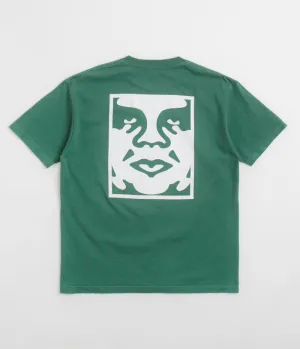 Obey Bold Icon Face T-Shirt - Pigment Rain Forest