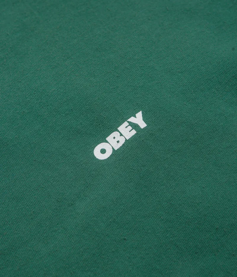 Obey Bold Icon Face T-Shirt - Pigment Rain Forest