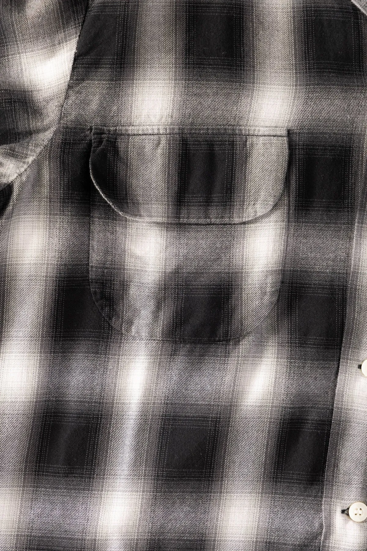 Ombre Check Shirt - Black Check