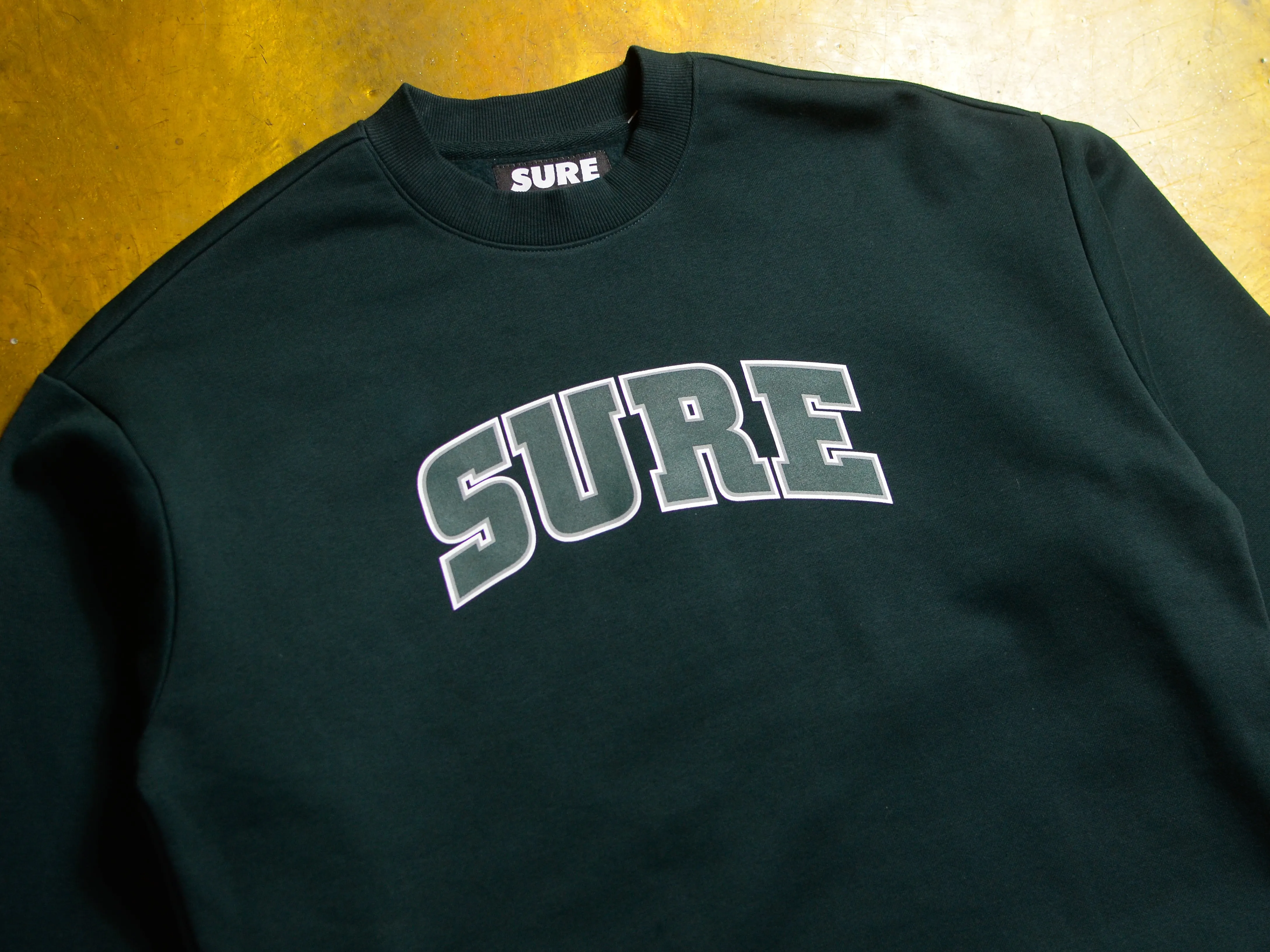 Pea Ess See Bold Heavy Crew - Pine Green / Pine Green