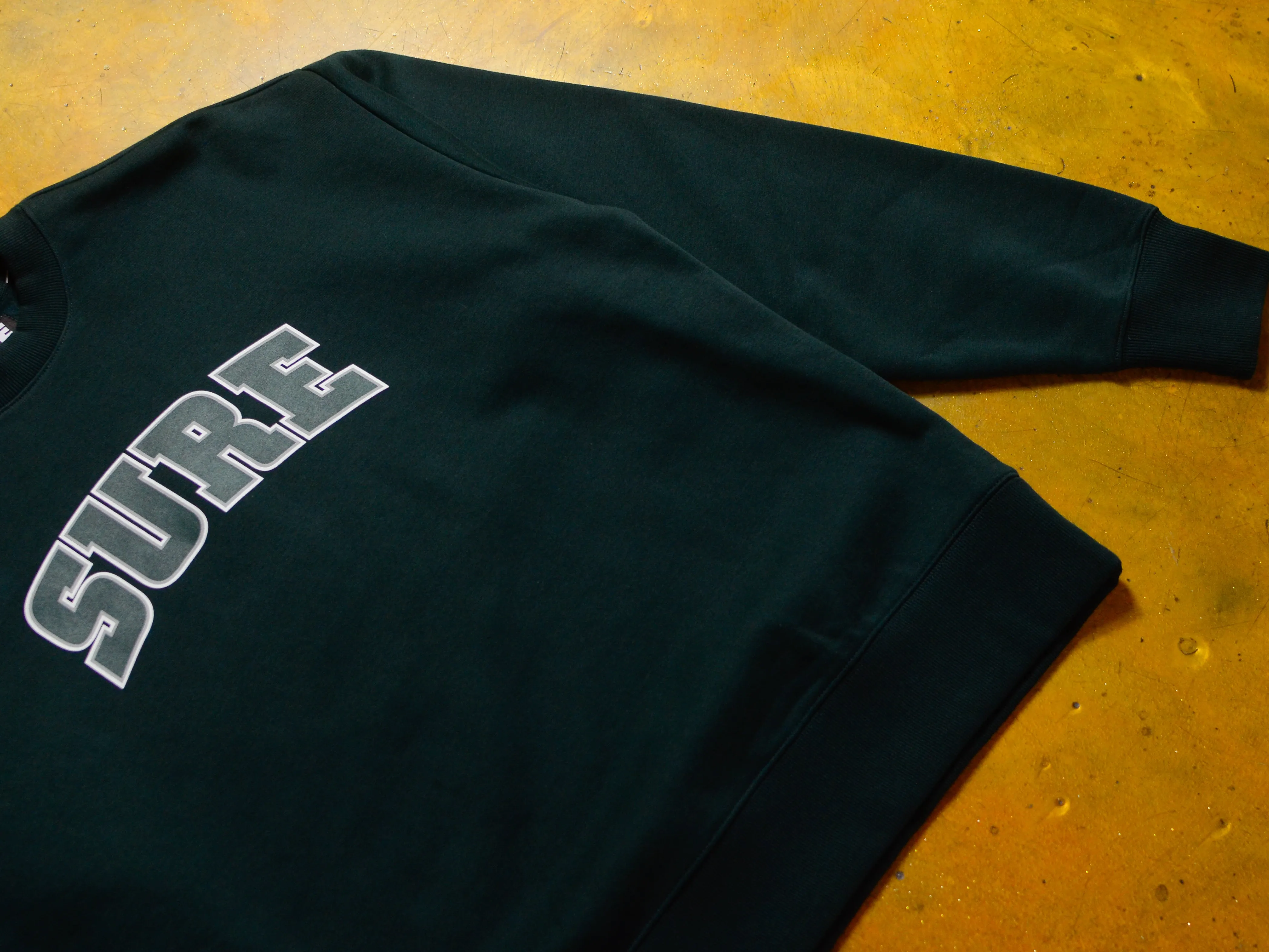 Pea Ess See Bold Heavy Crew - Pine Green / Pine Green