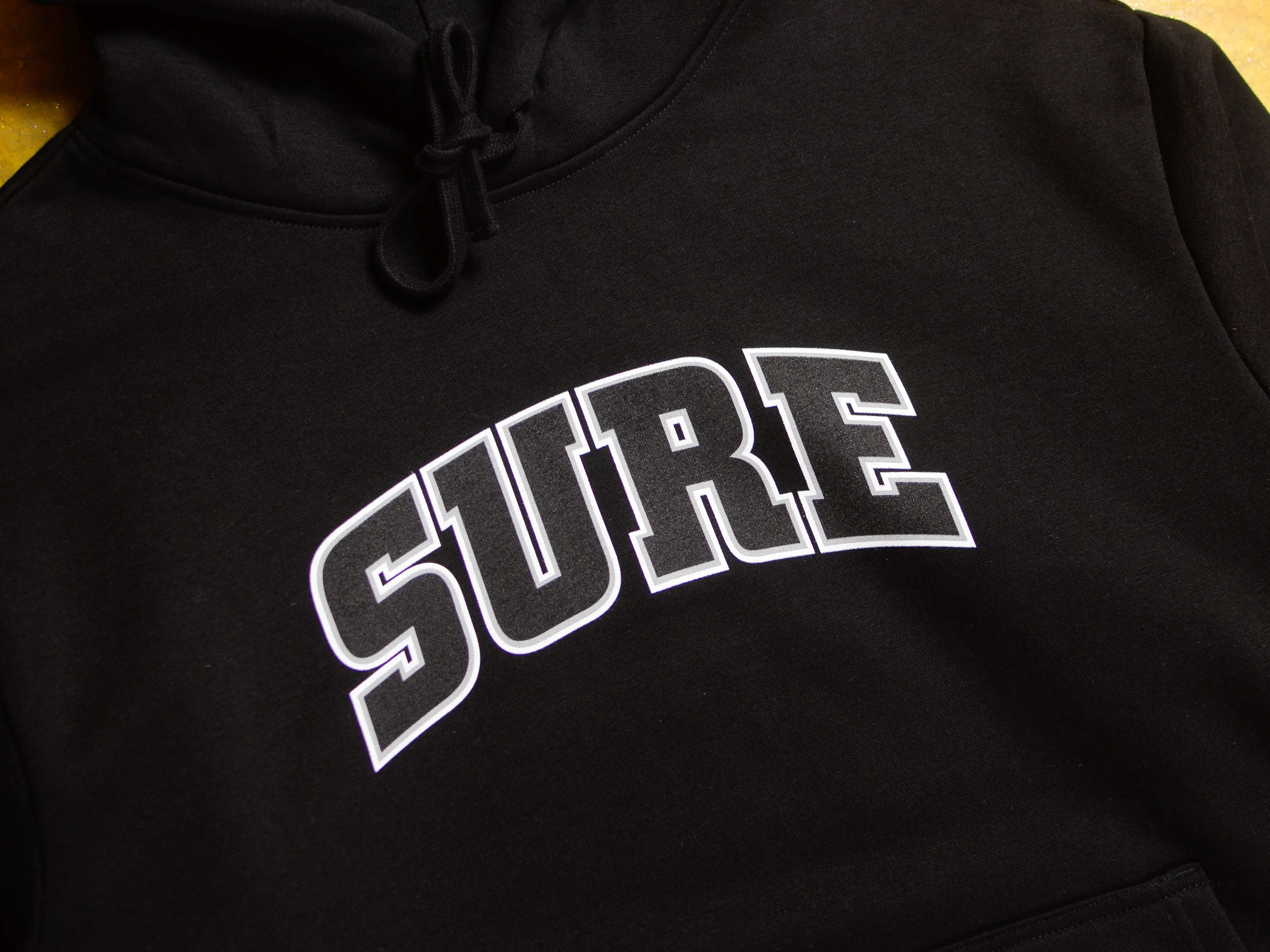 Pea Ess See Bold Heavy Hood - Black / Black