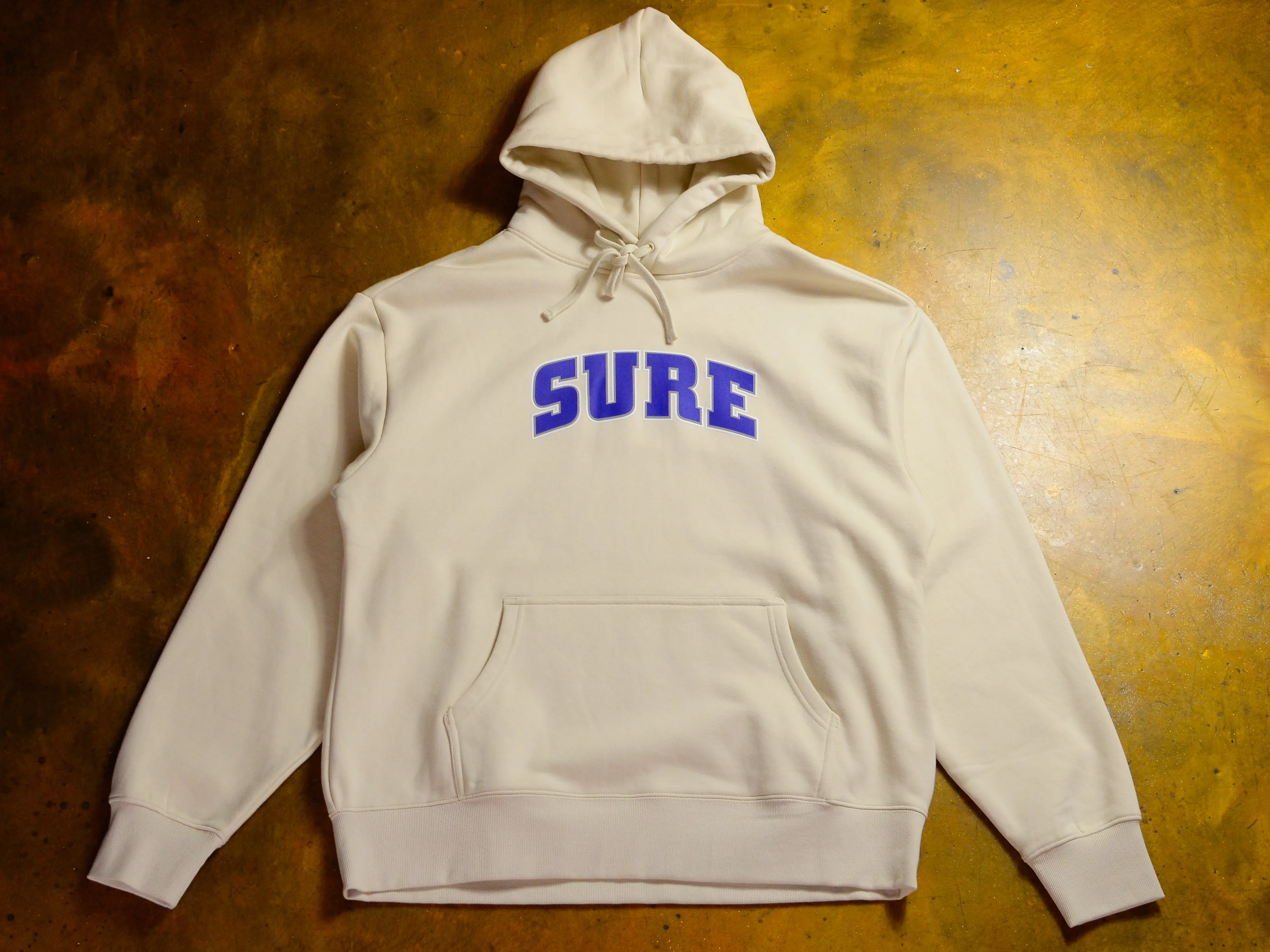 Pea Ess See Bold Heavy Hood - Ecru / Navy