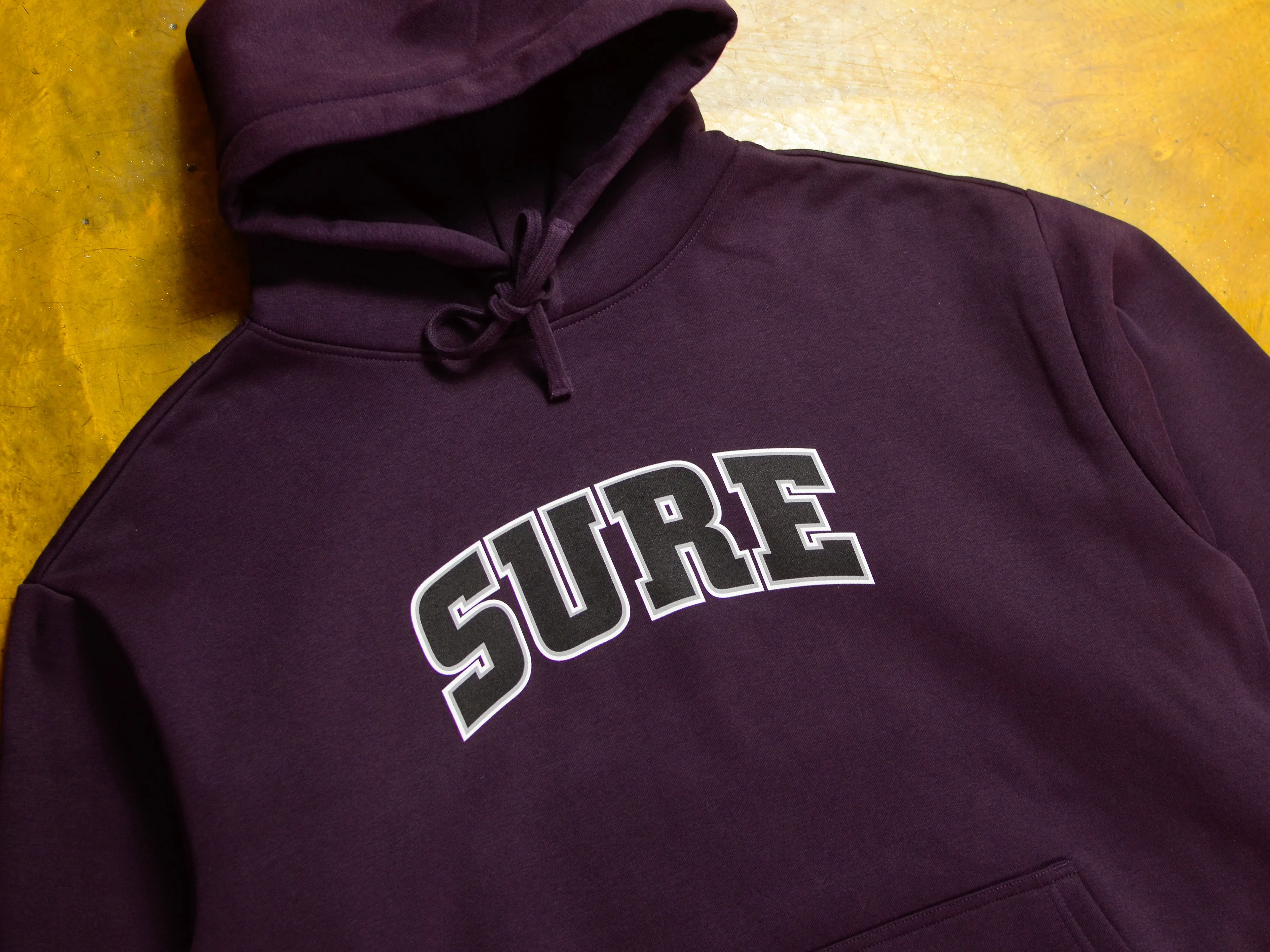 Pea Ess See Bold Heavy Hood - Plum / Black