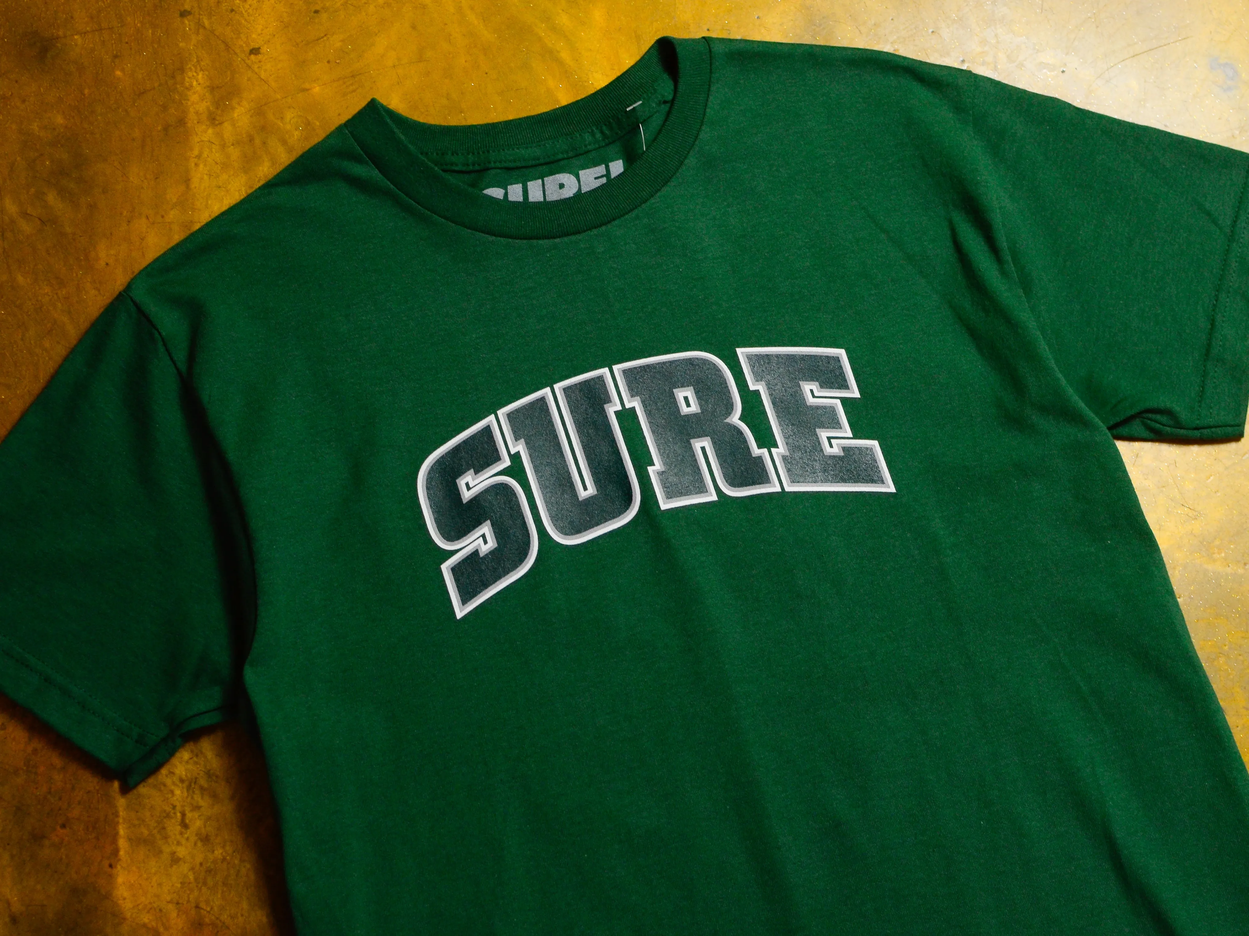 Pea Ess See Bold T-Shirt - Forest Green / Pine Green