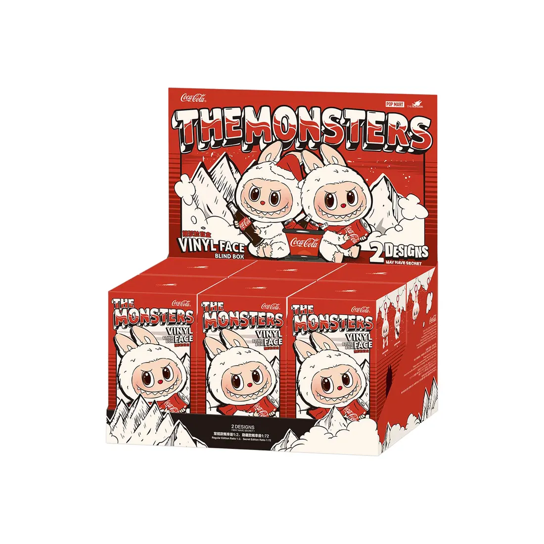 Pop Mart Labubu The Monsters Coca Cola Series Vinyl Face Blind Box (Sold per piece)