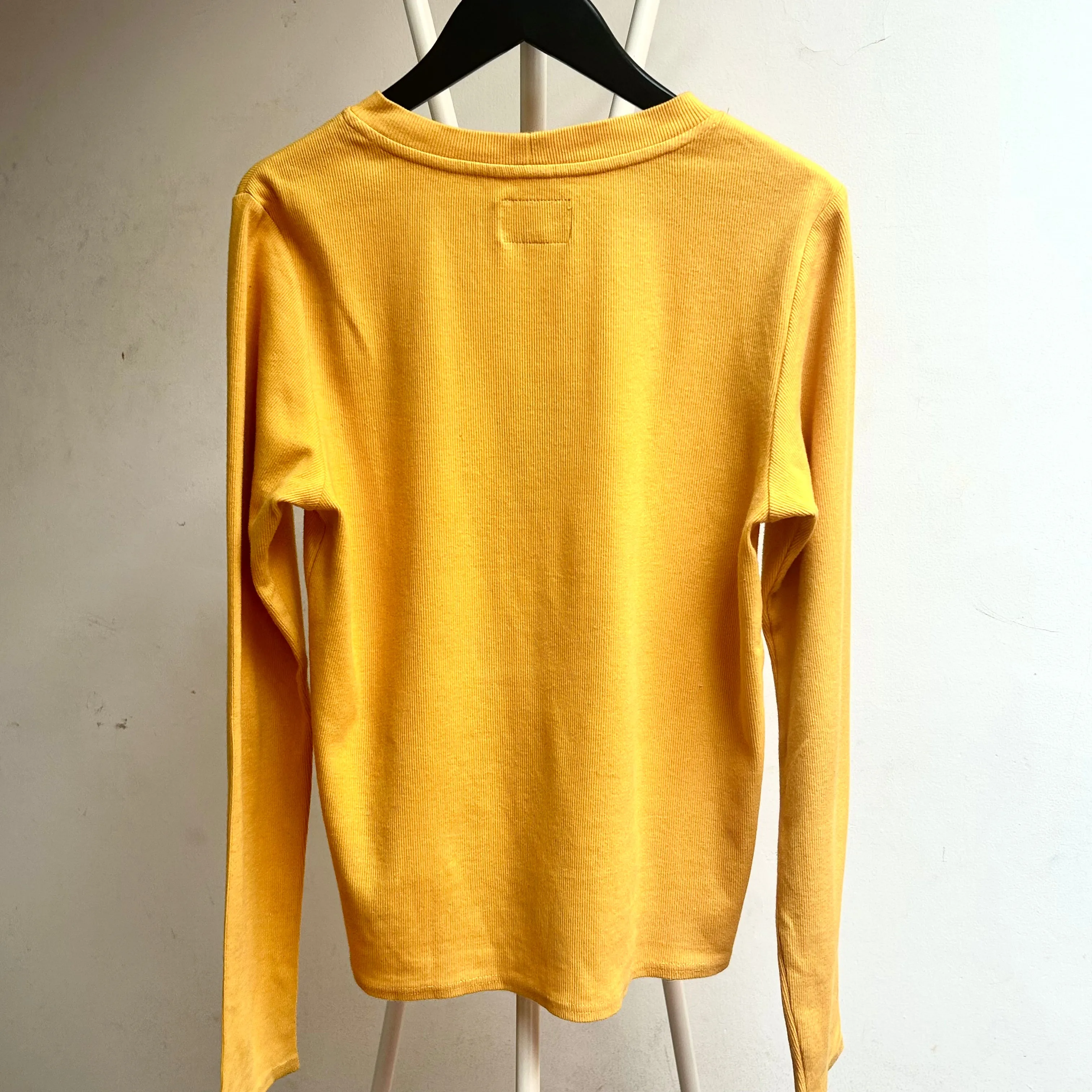 PRE-LOVED Stussy Baby L/S Ribbed Tshirt (Yellow)