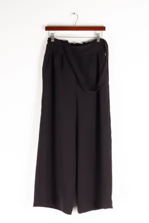 Ray Beams SS17 'Wide Leg Suspender' Pants Black (2017)