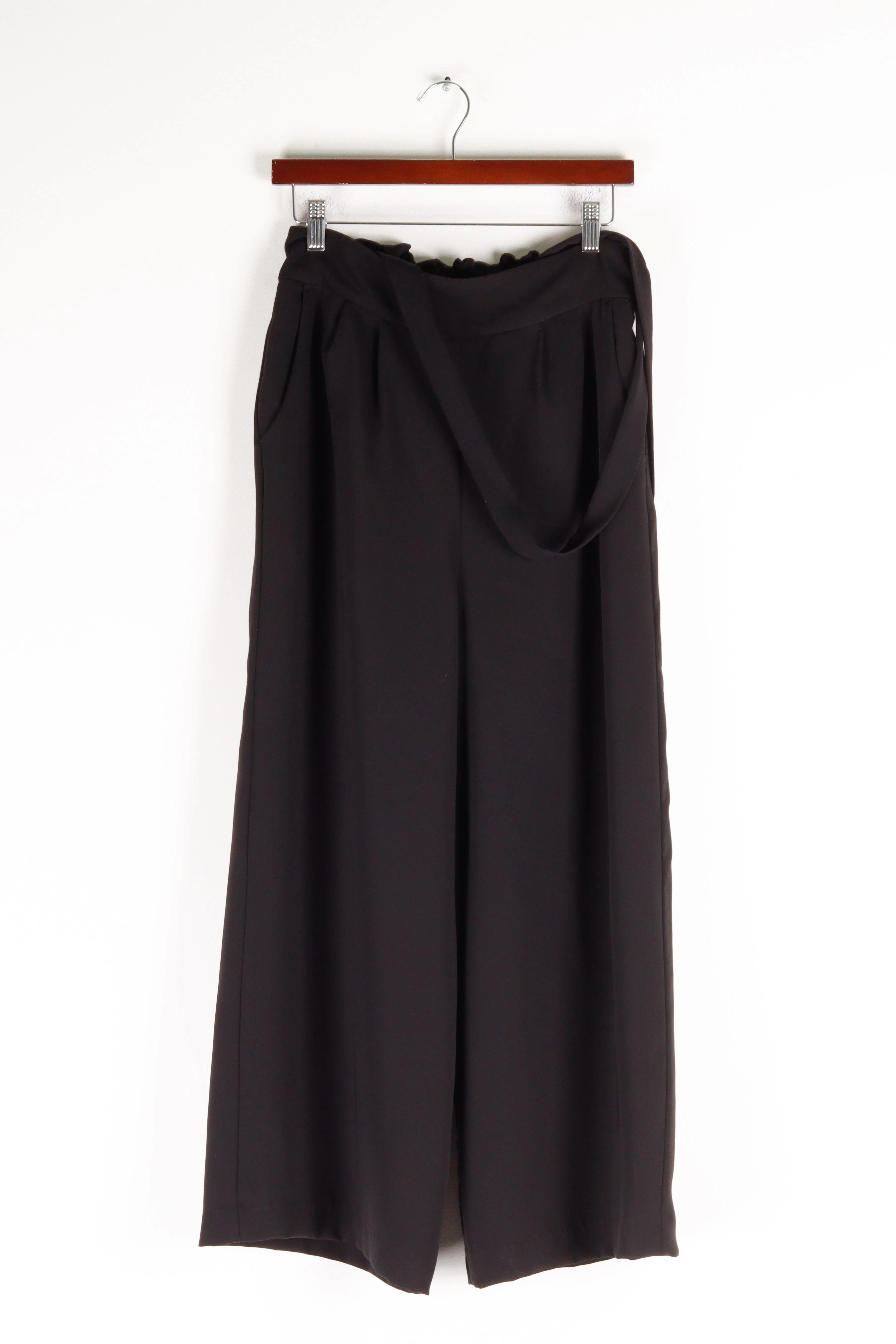 Ray Beams SS17 'Wide Leg Suspender' Pants Black (2017)
