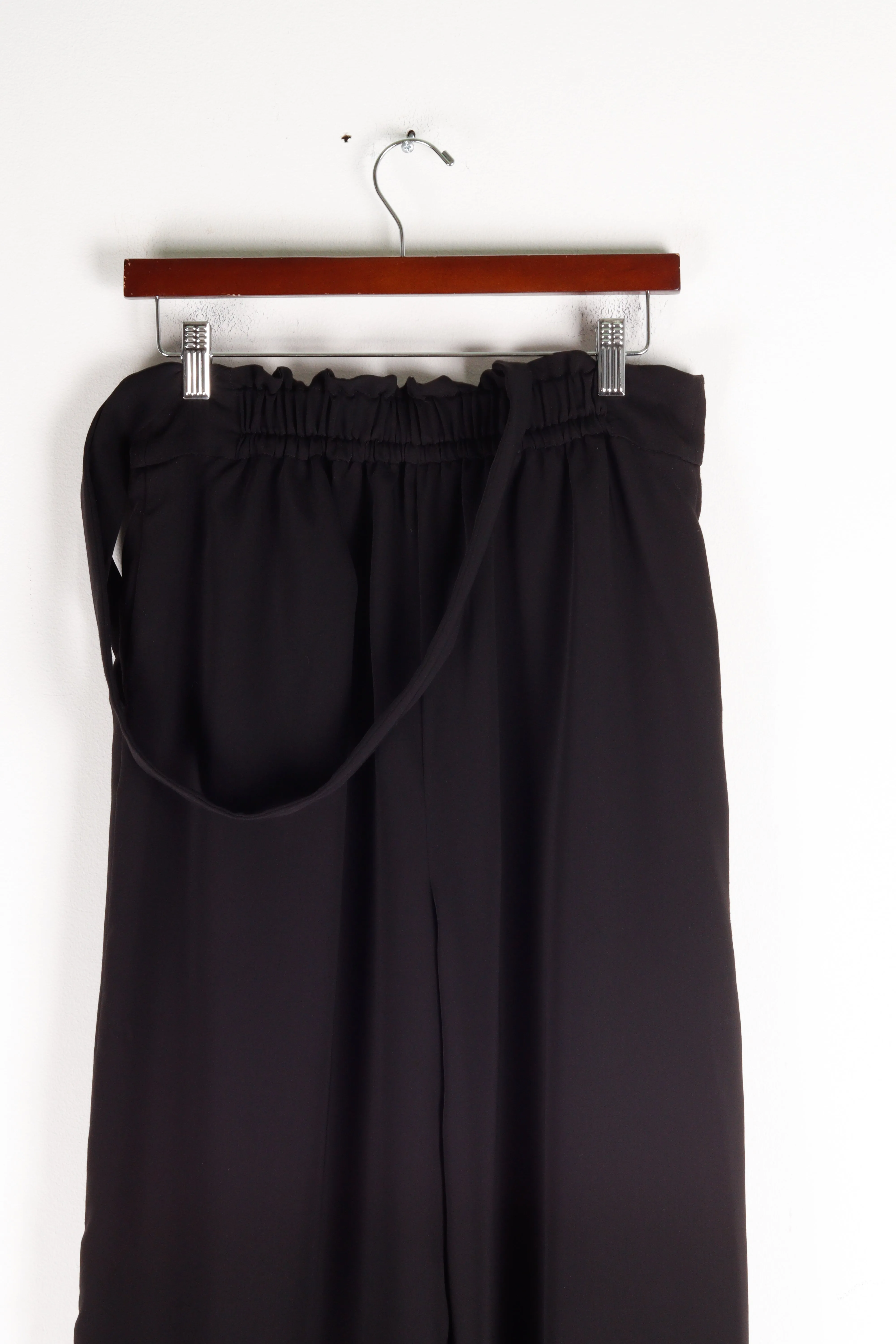 Ray Beams SS17 'Wide Leg Suspender' Pants Black (2017)