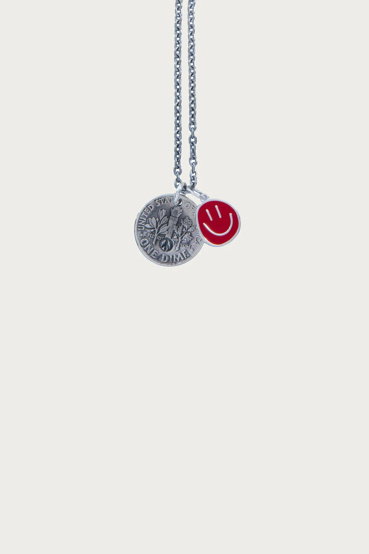 Red Smiley Necklace