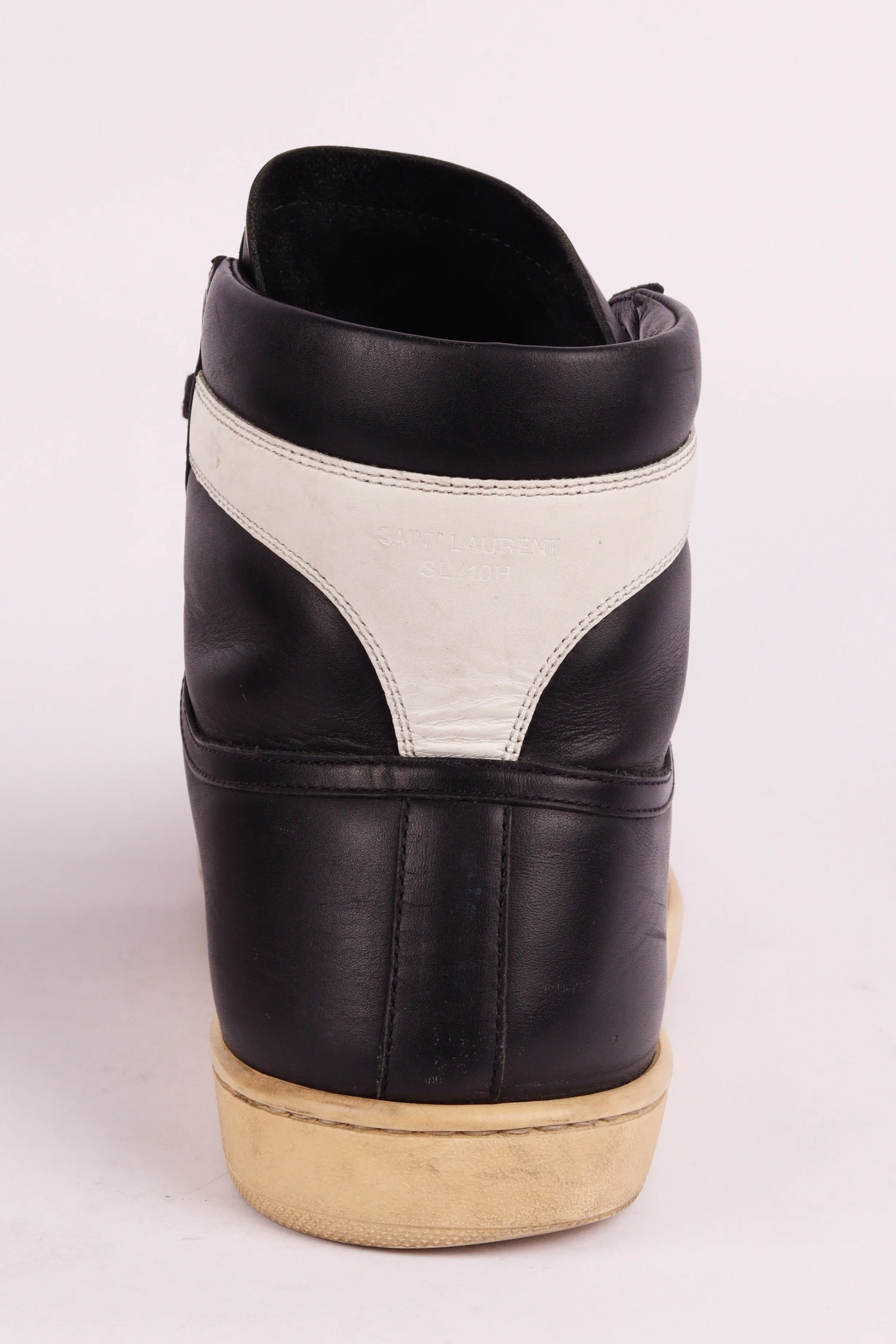 Saint Laurent 'Court Classic SL/10H' Sneaker Black/White
