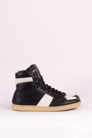 Saint Laurent 'Court Classic SL/10H' Sneaker Black/White