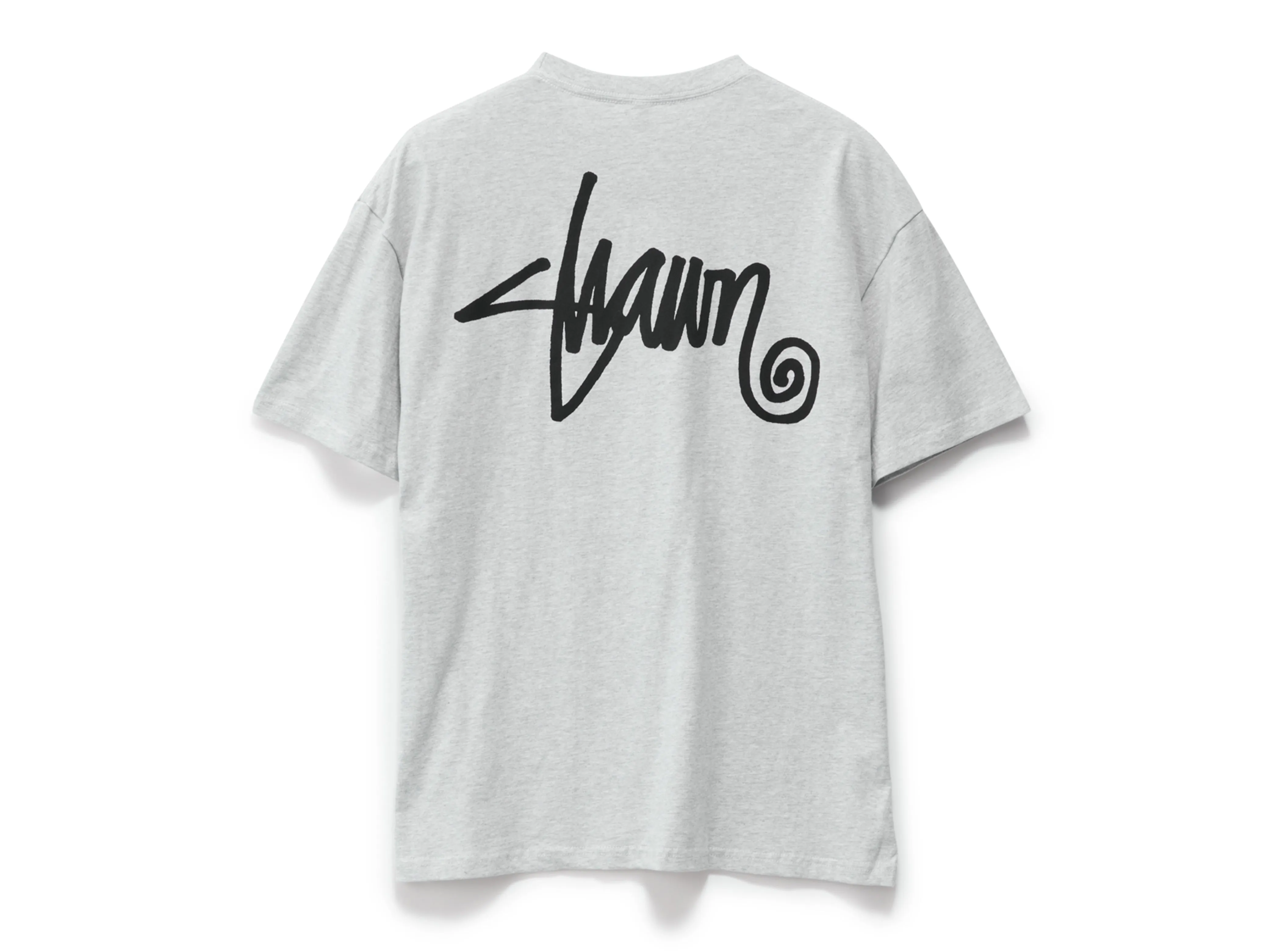 Shawn Script T-Shirt - Grey Heather