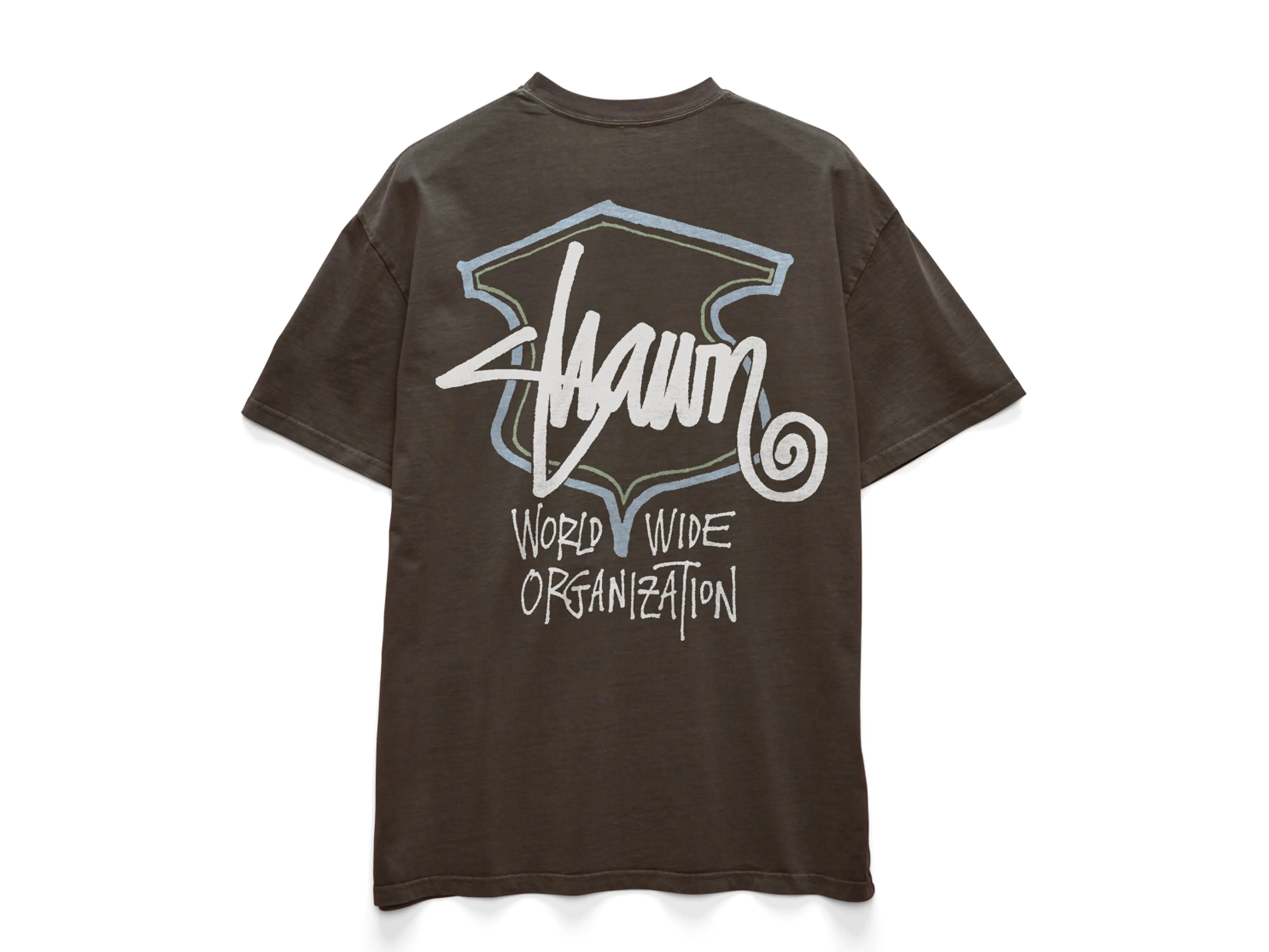 Shield T-Shirt - Washed Brown