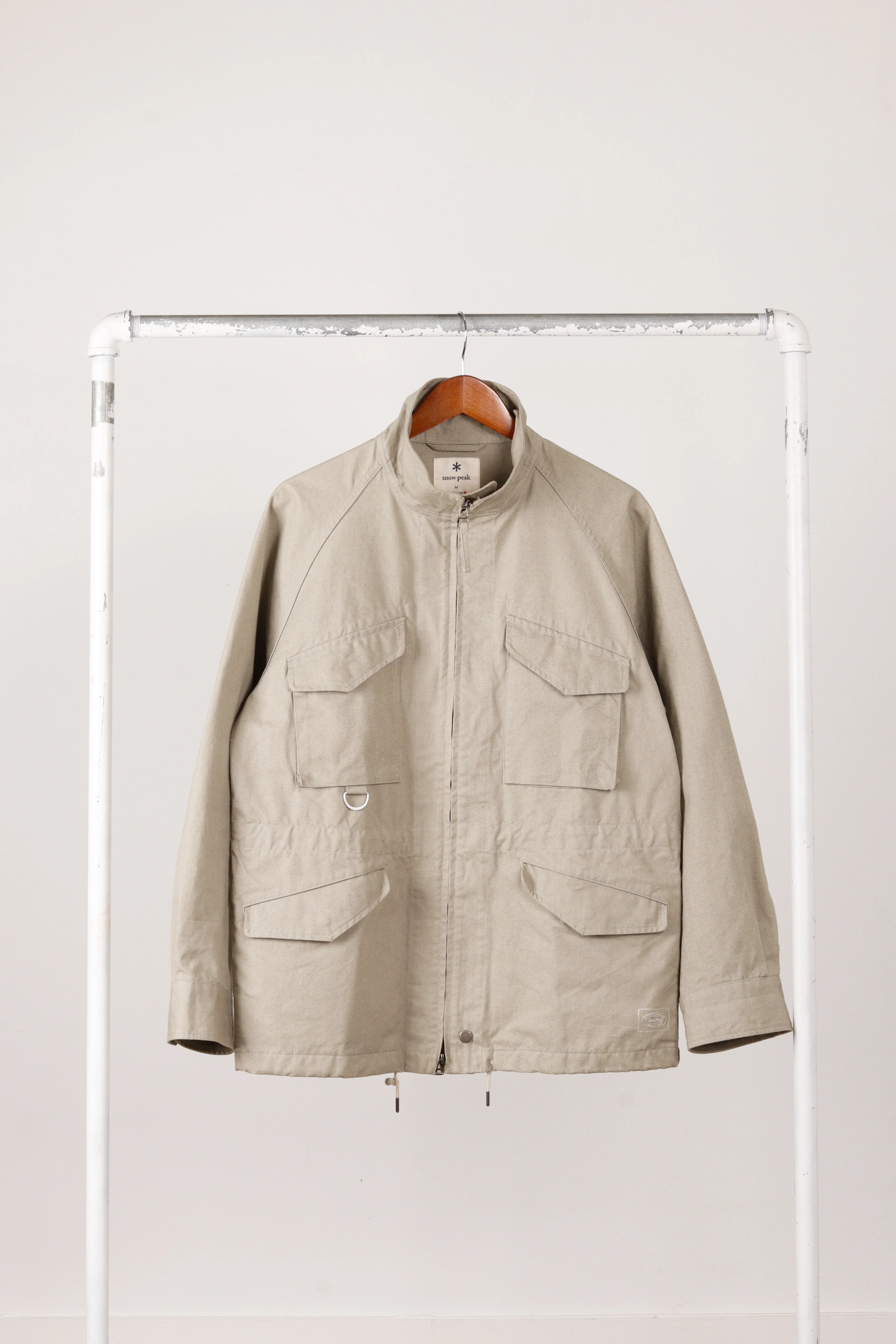Snow Peak SS22 'Takibi Cargo Canvas' Jacket Khaki (2022)