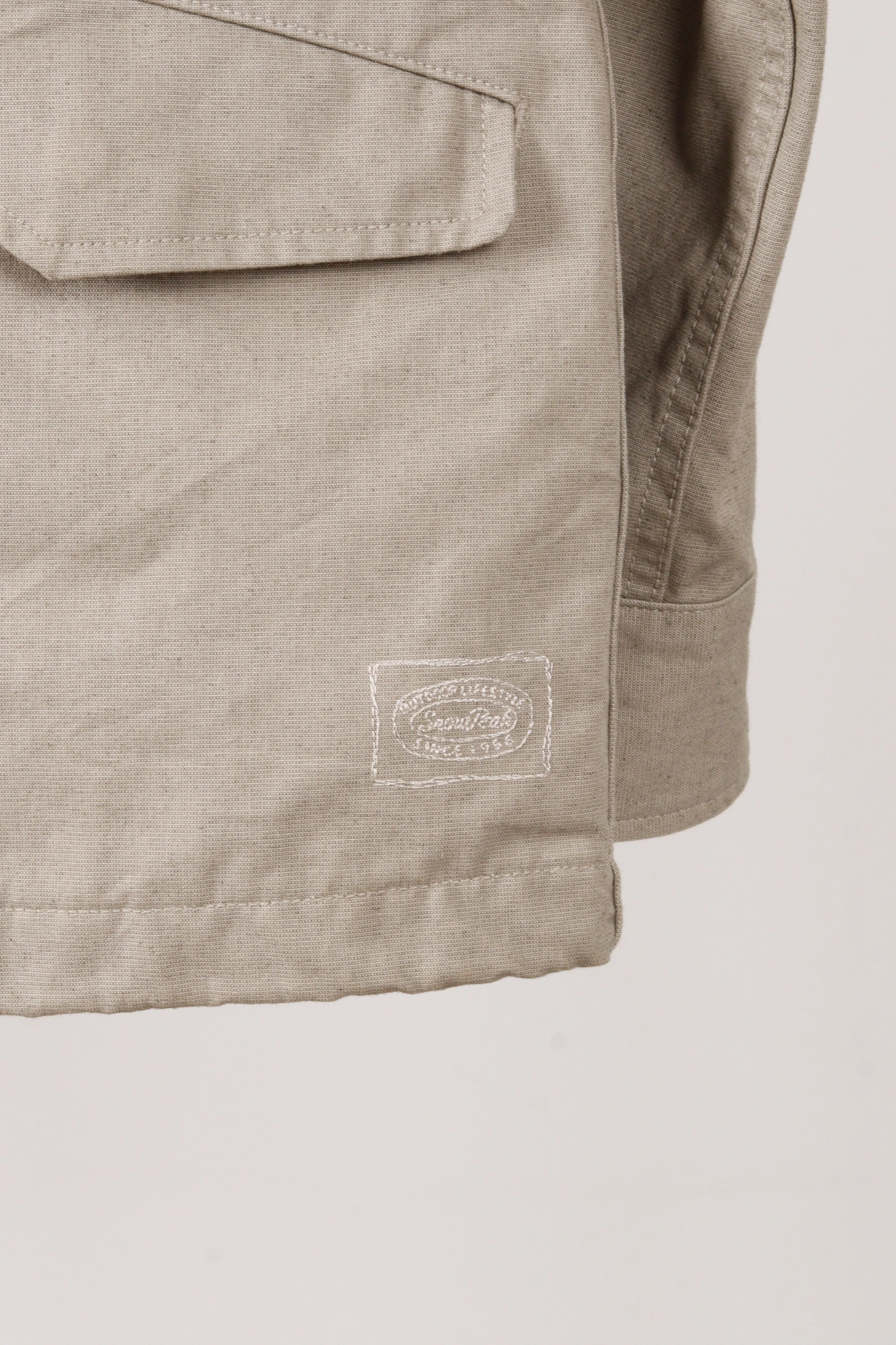 Snow Peak SS22 'Takibi Cargo Canvas' Jacket Khaki (2022)