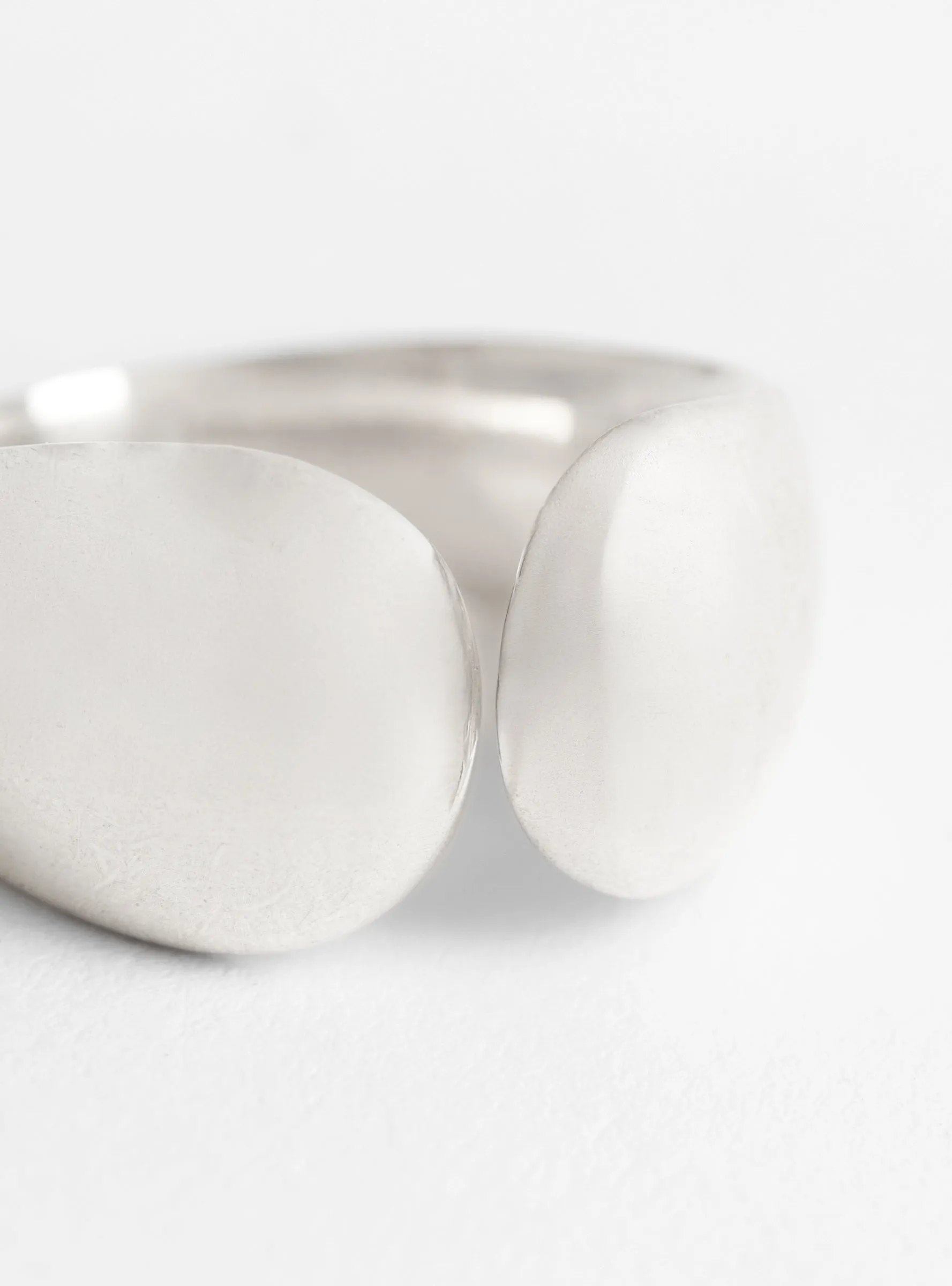 Soft Open Ring Silver