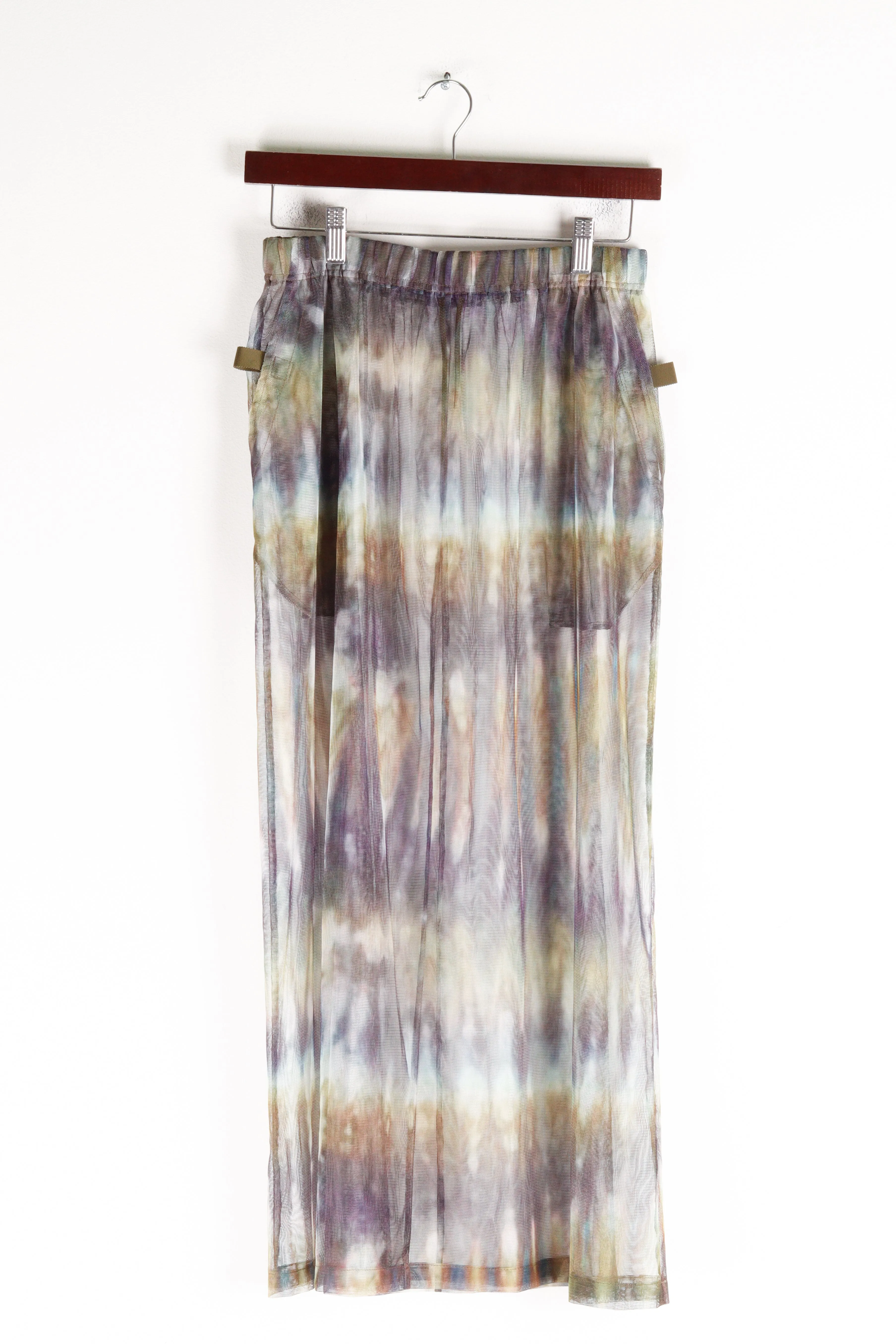 South2 West8 SS19 'Splashed Pattern Bush Mesh' Skirt (2019)