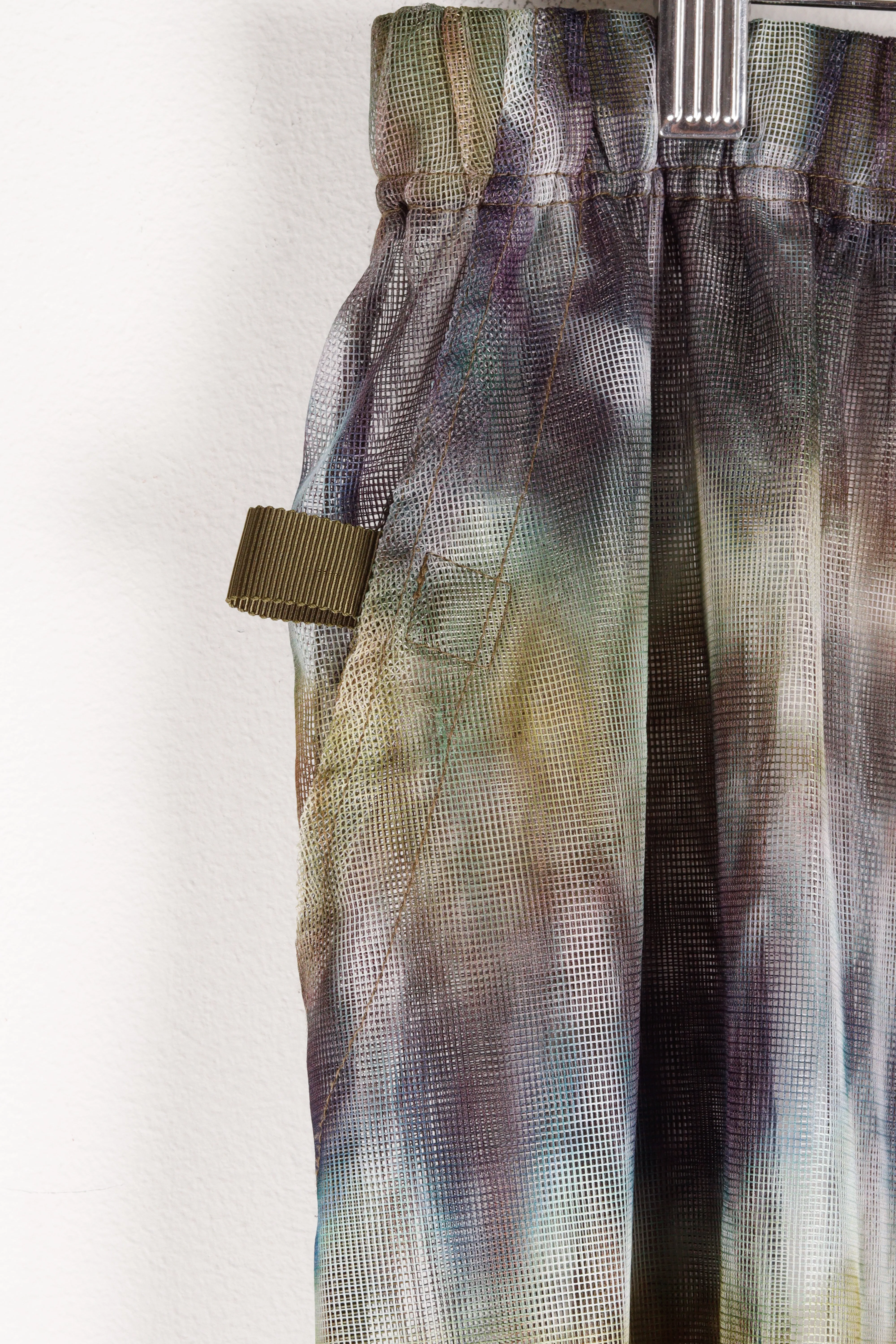 South2 West8 SS19 'Splashed Pattern Bush Mesh' Skirt (2019)