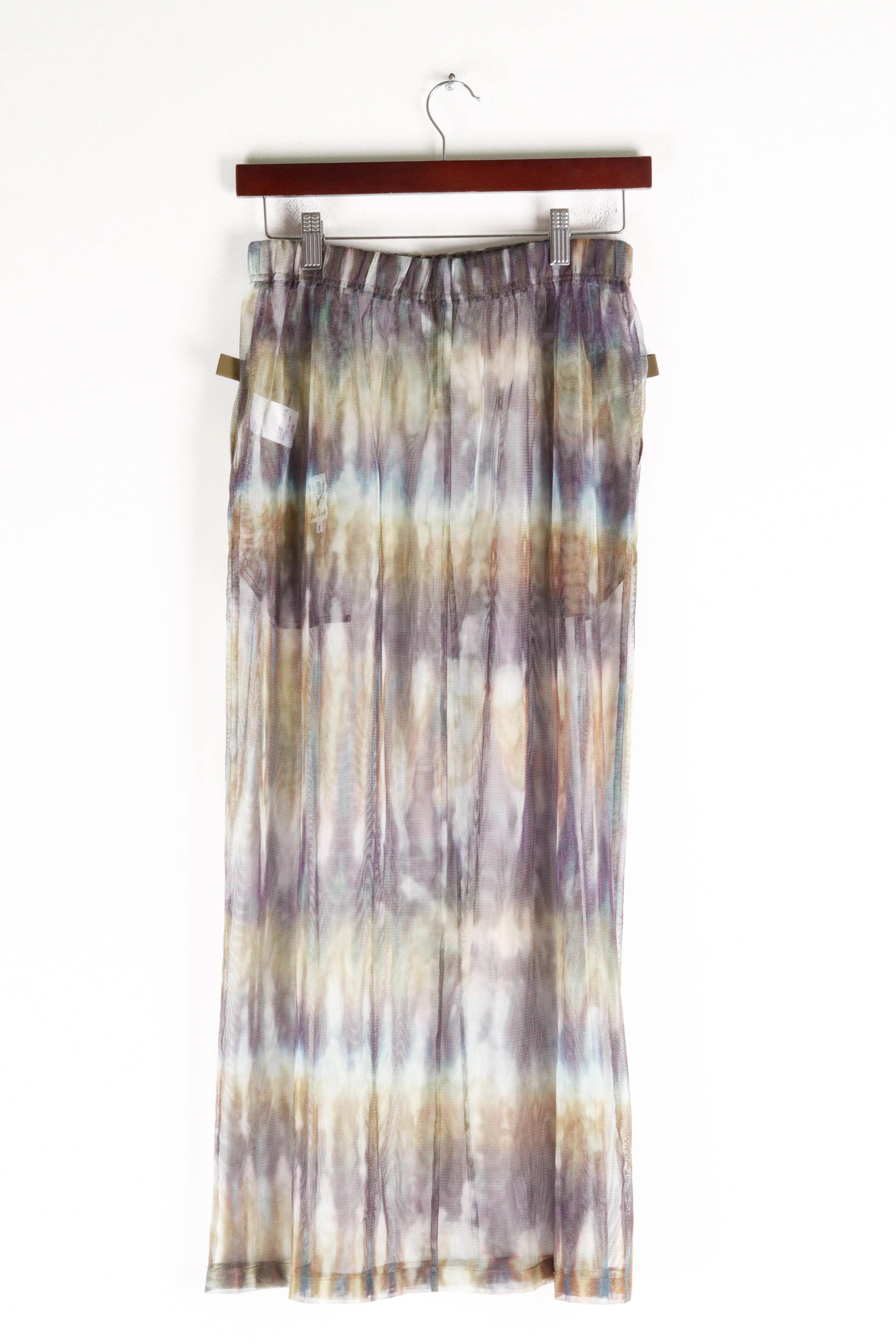 South2 West8 SS19 'Splashed Pattern Bush Mesh' Skirt (2019)