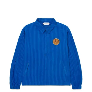 STRIPED ANORAK JACKET BLUE