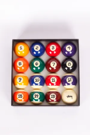 Stssy FW20 Billiard Pool Ball Set (2020)