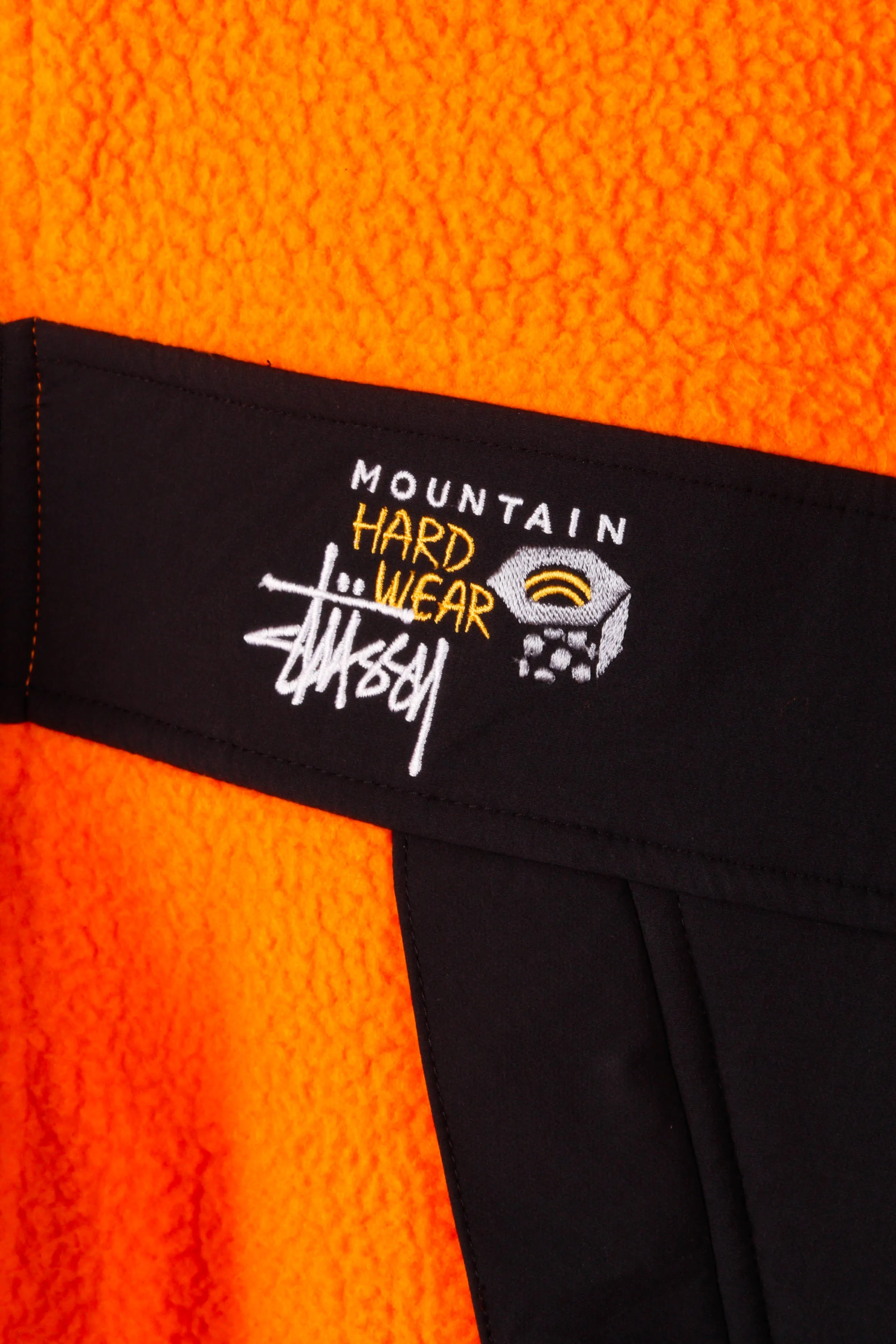 Stssy x Mountain Hardware FW23 'Fleece Zip-Up' Jacket Orange (2023)