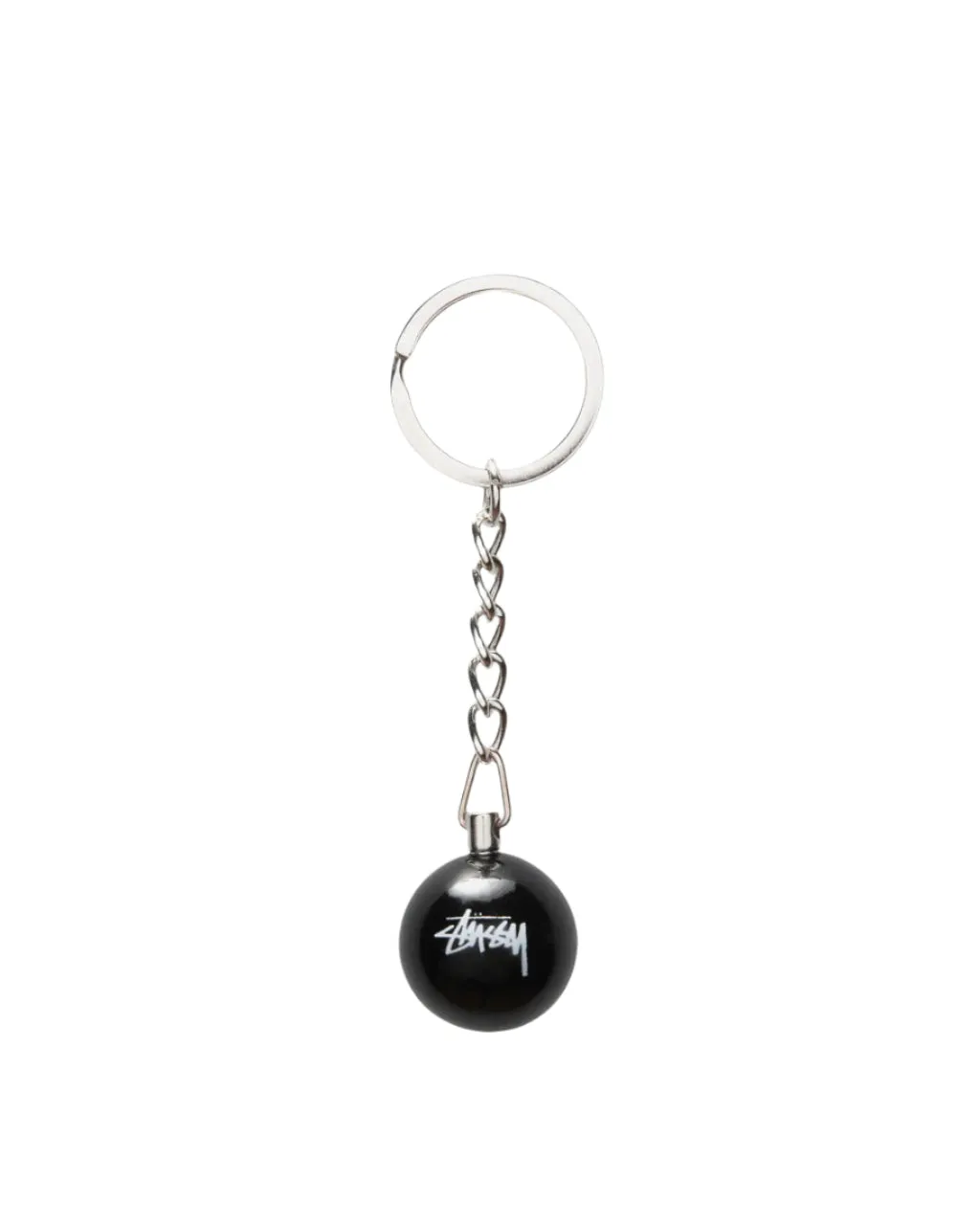 Stussy 8 Ball Keychain Black