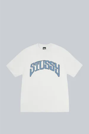 STUSSY ARCHED PIG DYED TEE NATURAL