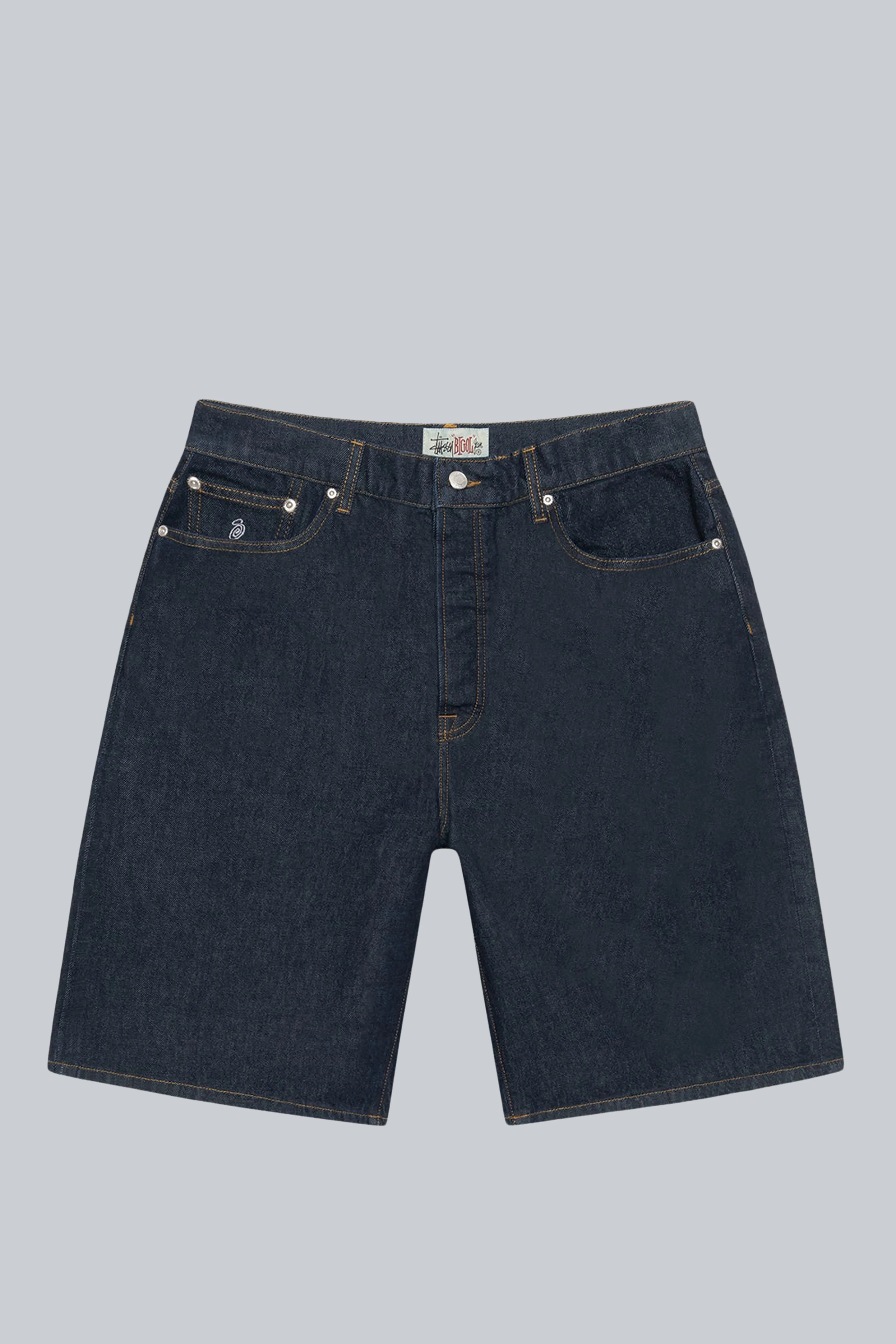 STUSSY BIG OL' SHORT RINSED INDIGO