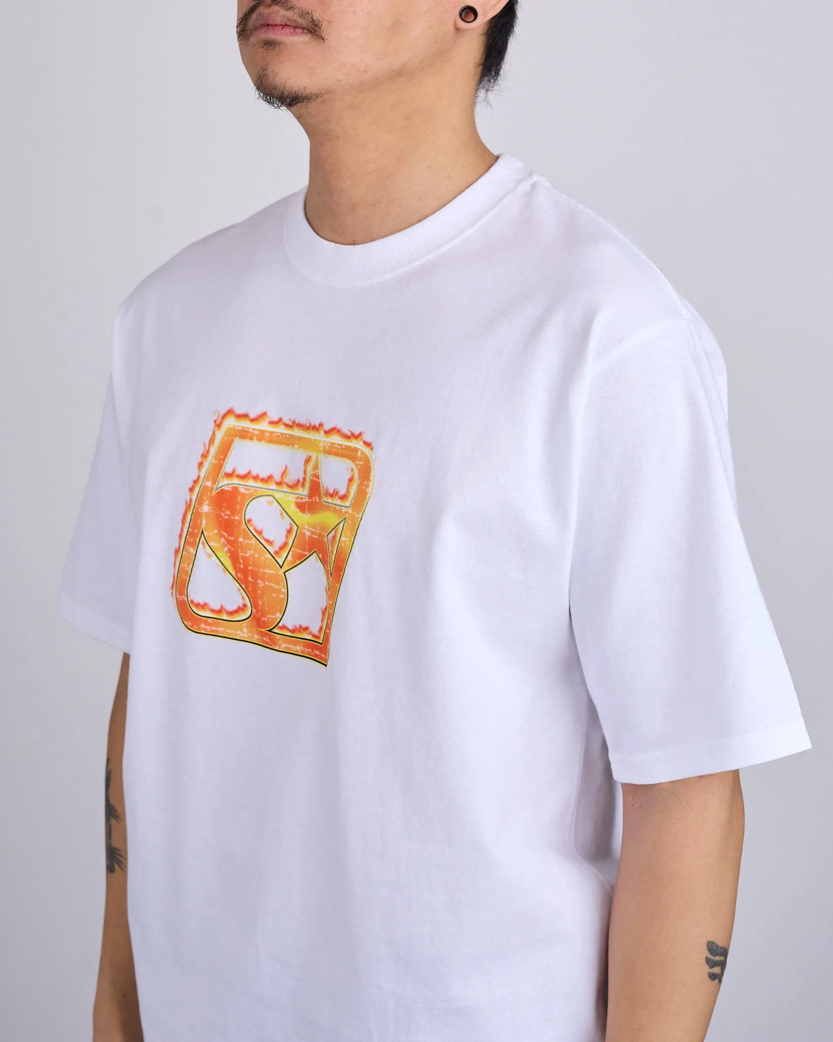 Stussy Blaze T-Shirt White