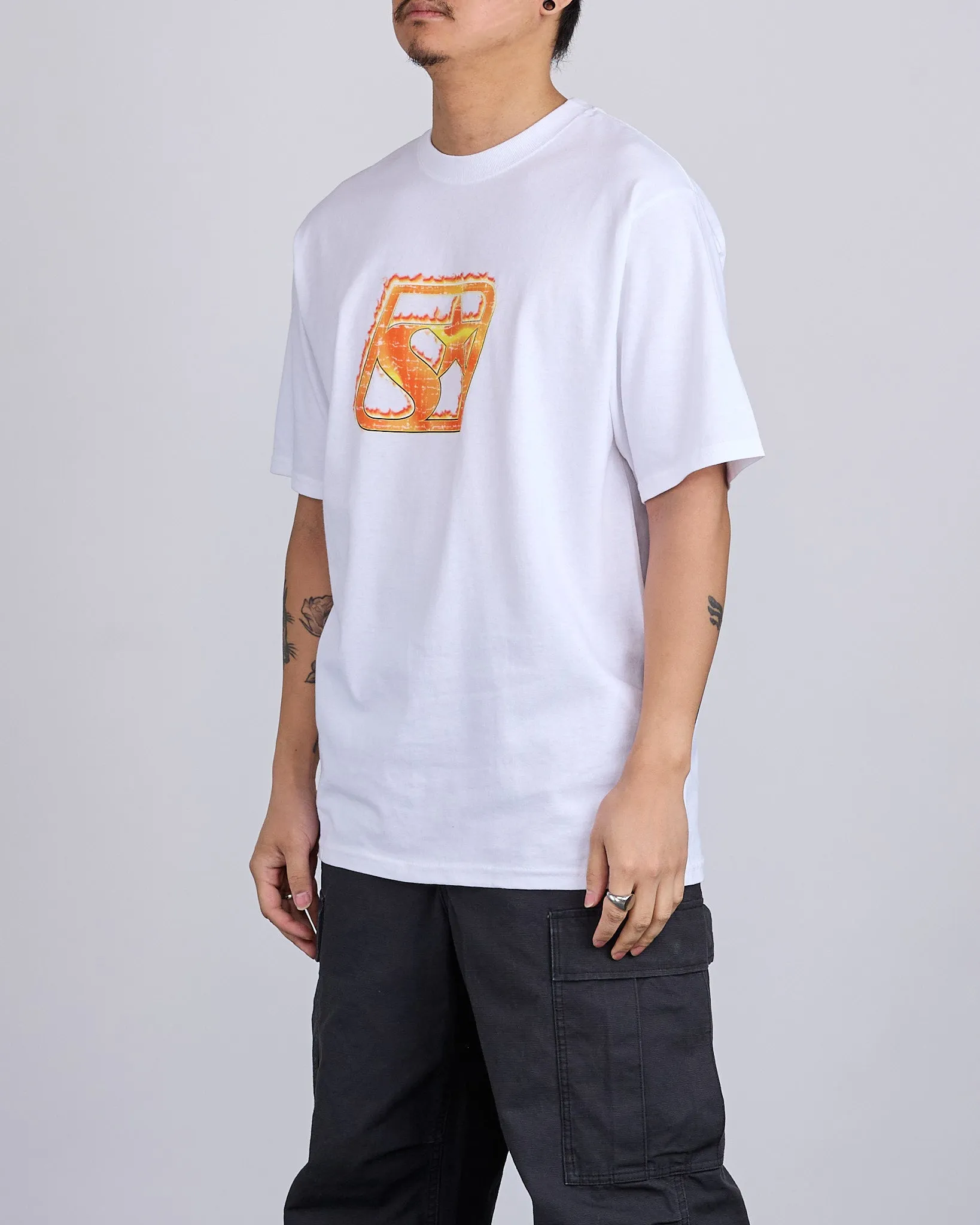 Stussy Blaze T-Shirt White