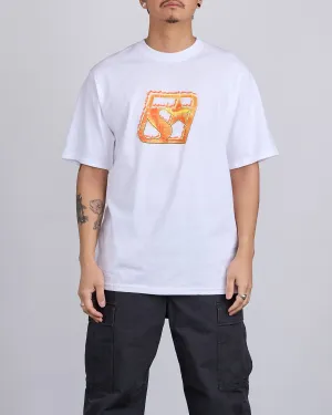 Stussy Blaze T-Shirt White