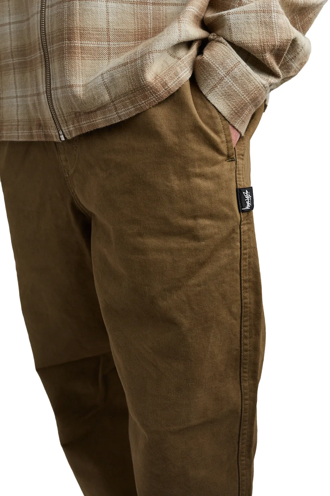 Stussy Brushed Beach Pants 'Olive'
