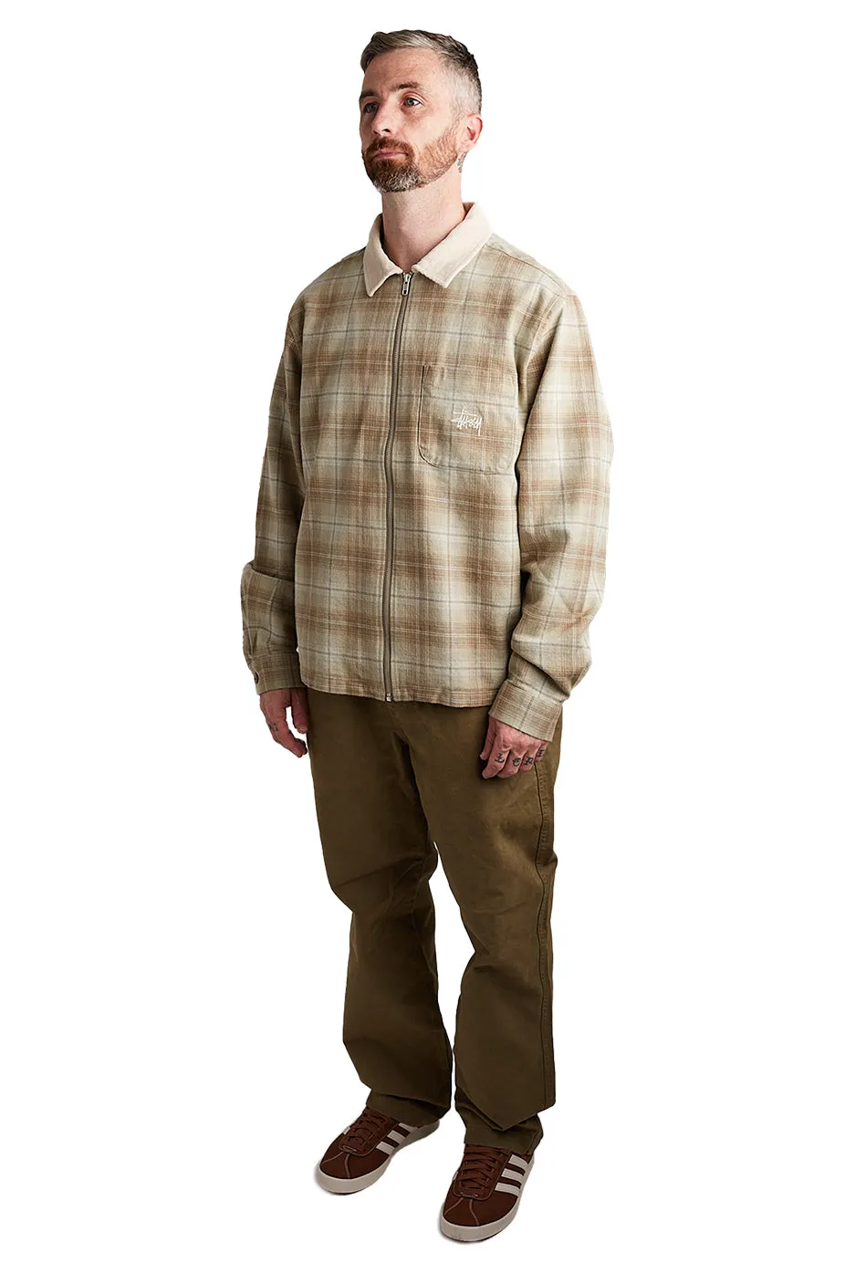 Stussy Brushed Beach Pants 'Olive'