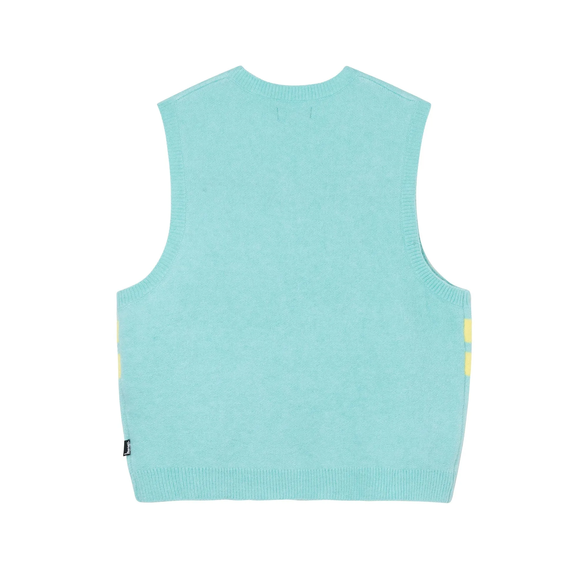 Stussy Brushed Mohair Sweater Vest// Seafoam