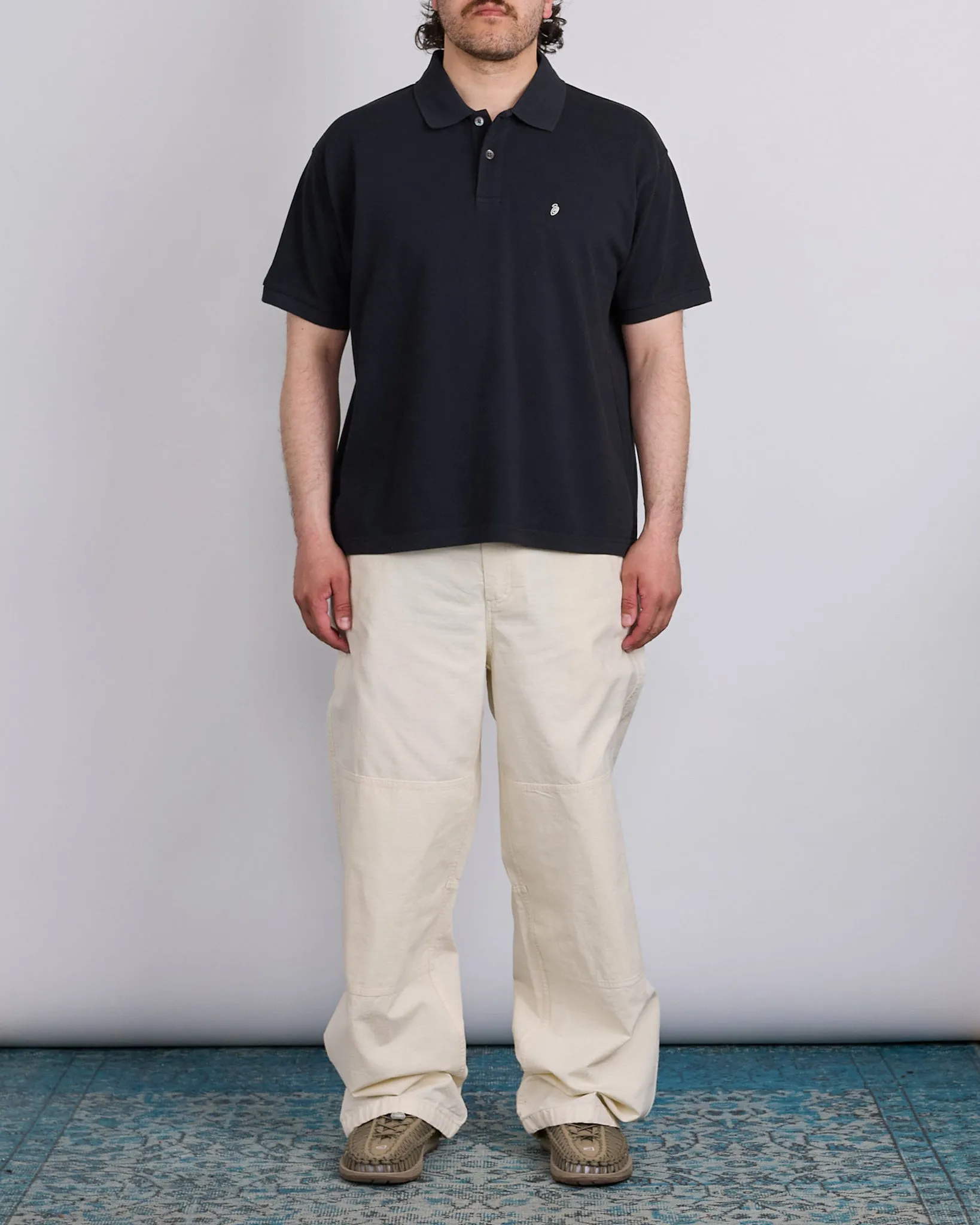 Stussy Classic Pique Polo Black