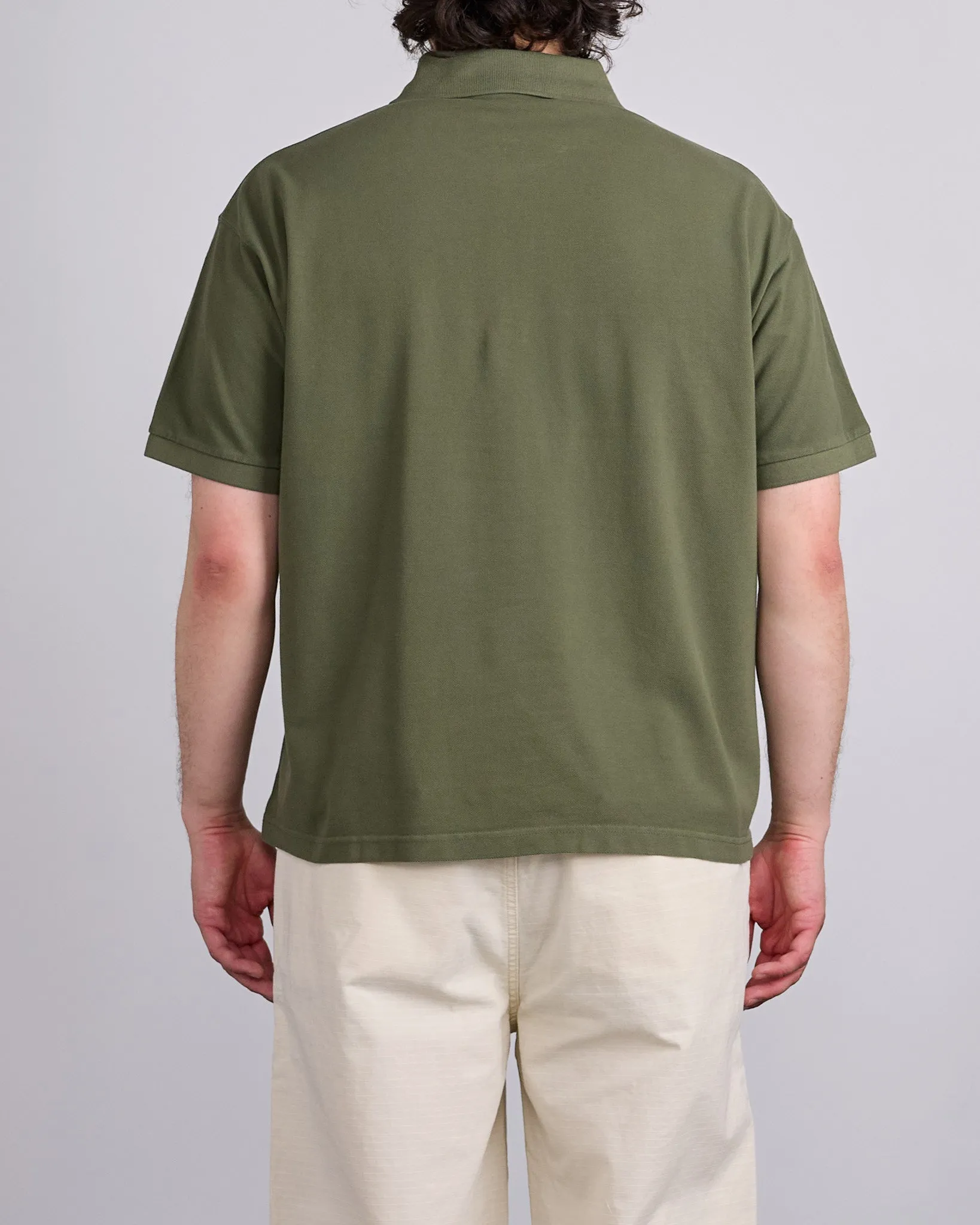 Stussy Classic Pique Polo Green