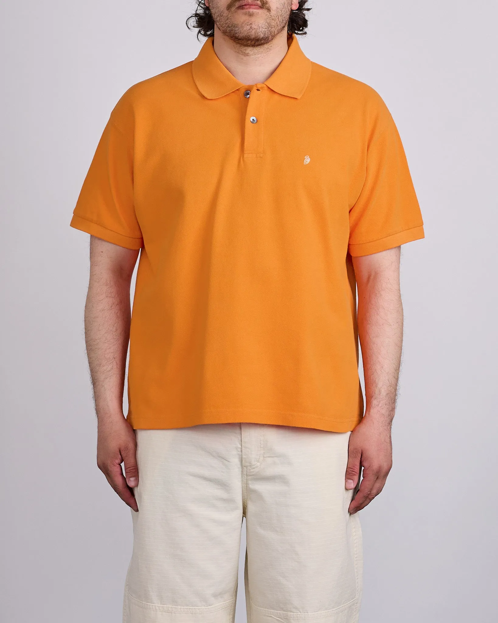 Stussy Classic Pique Polo Orange